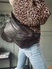 Cool Buffy XL Bauchtasche aus butterweichem Leder - Braun