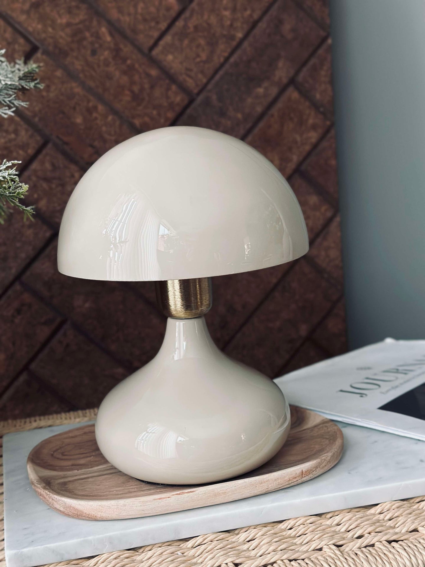 Tischlampe NOYA - Beige