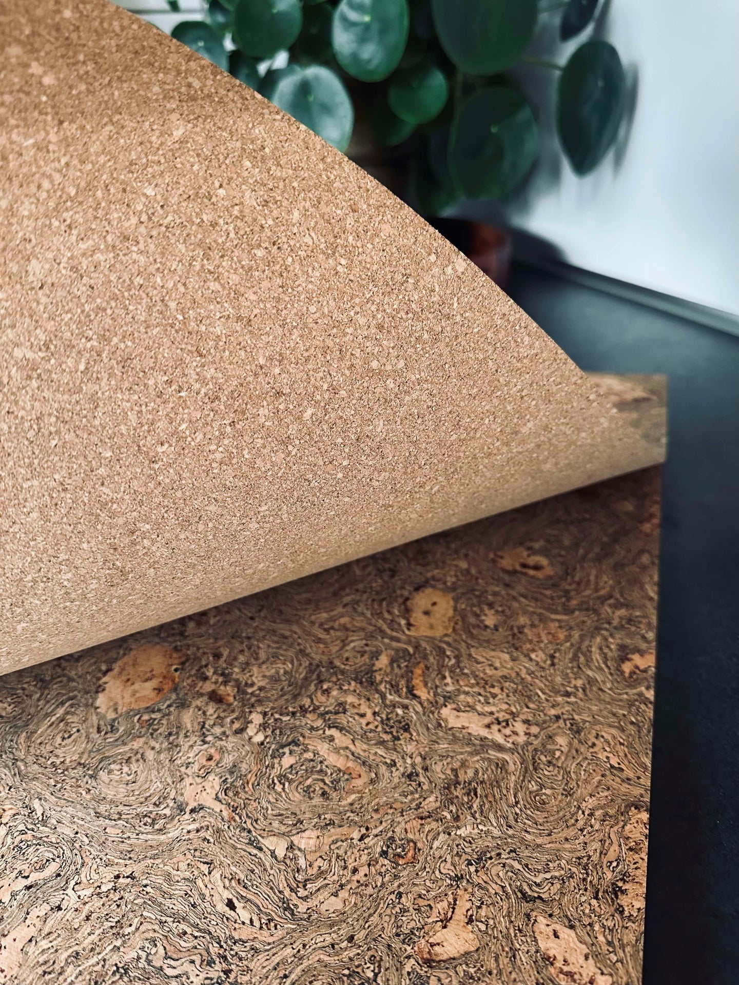 Korkplatte 60×90 – Iceberg grey