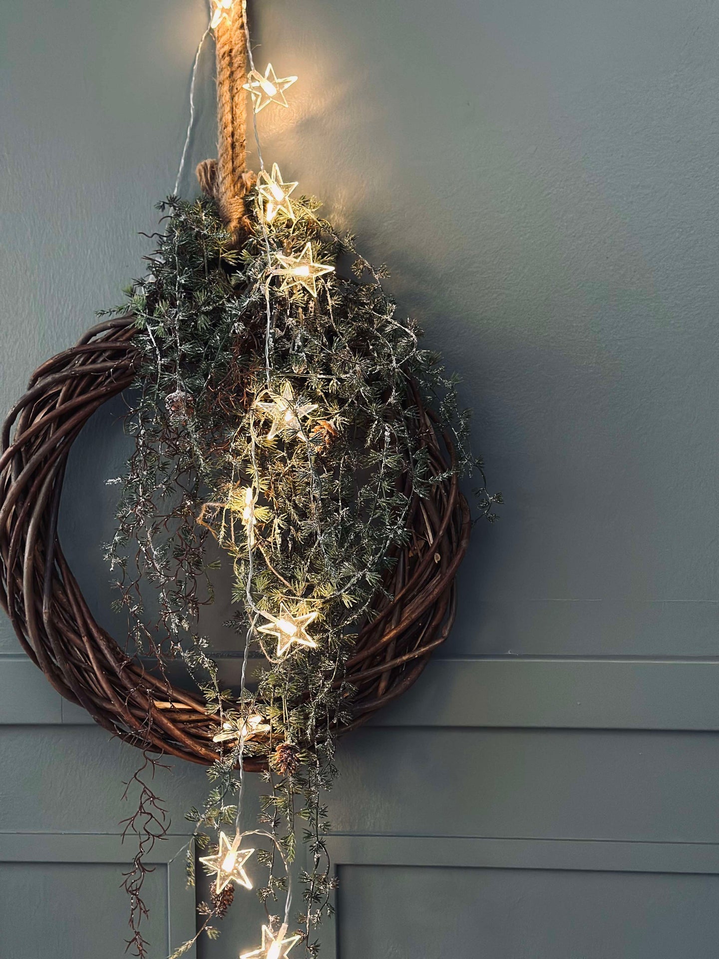 LED-Lichterkette mit 10 Sternen