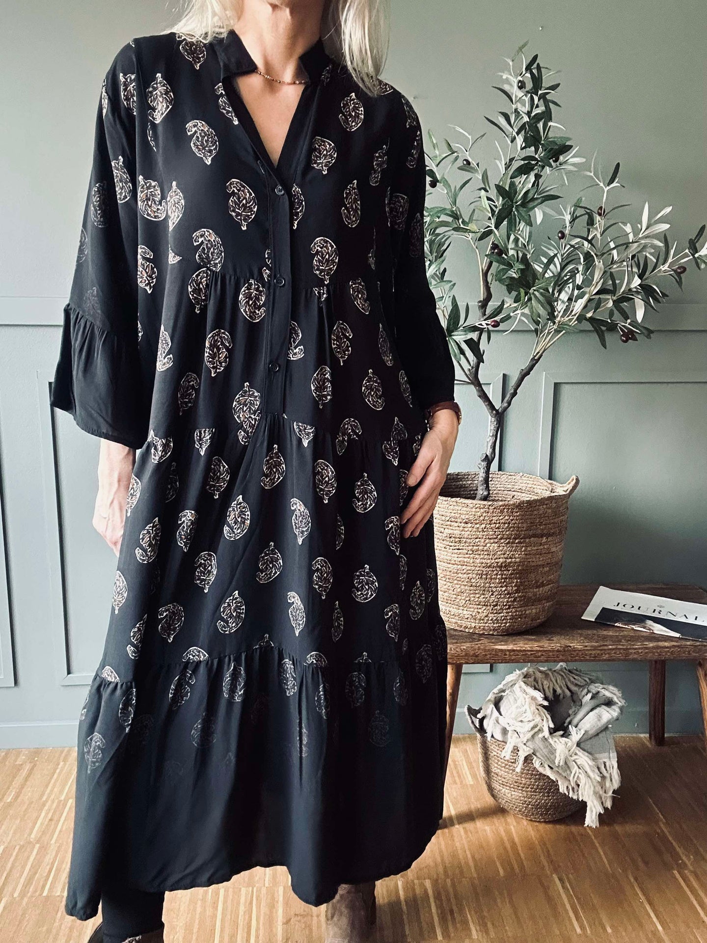 Kleid Black Faded