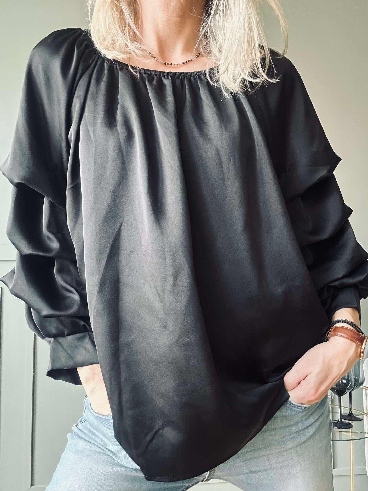 Bluse Jenny - Seidenlook