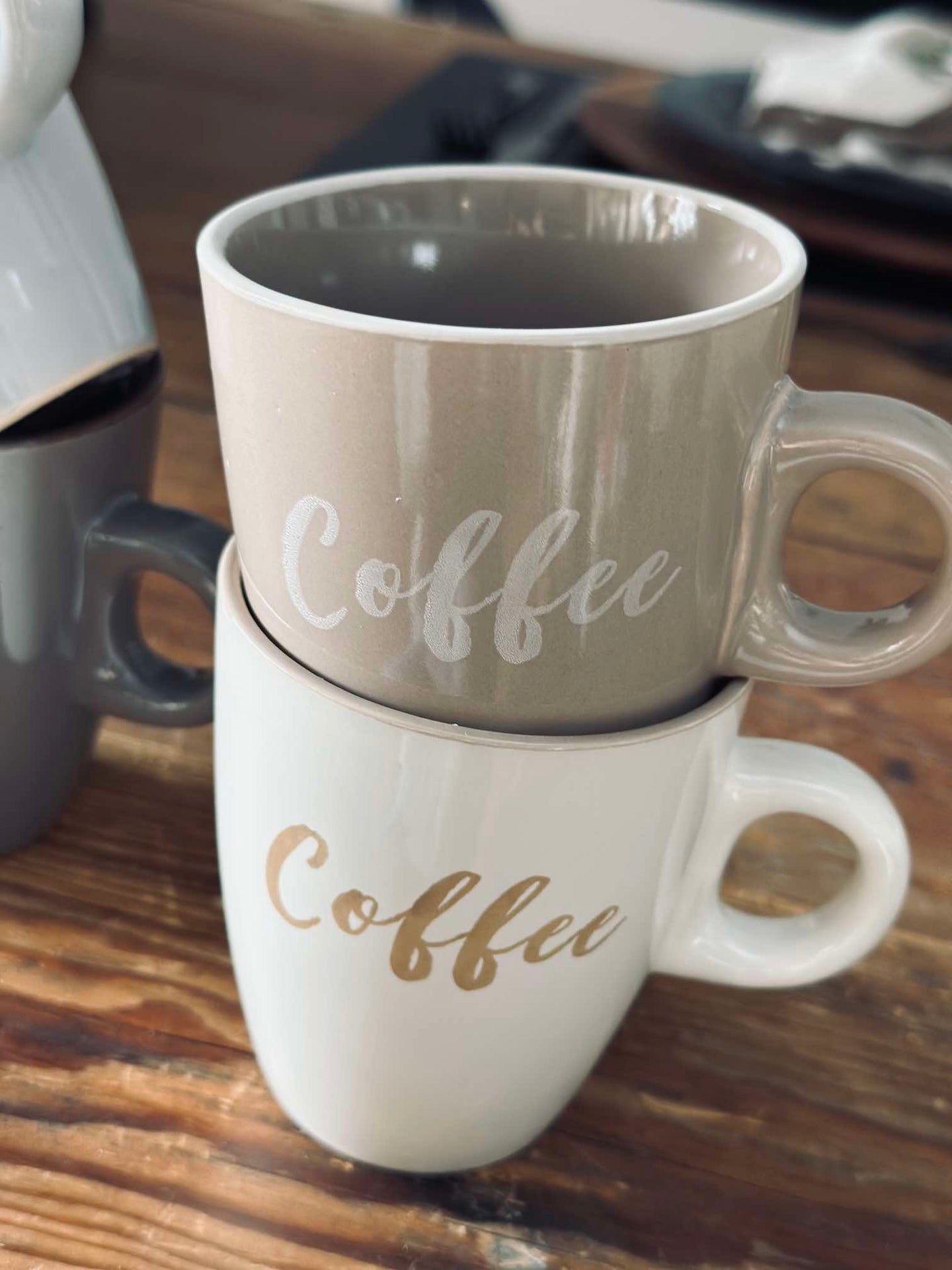 Kaffeebecher Coffee 220 ml. Farbmix