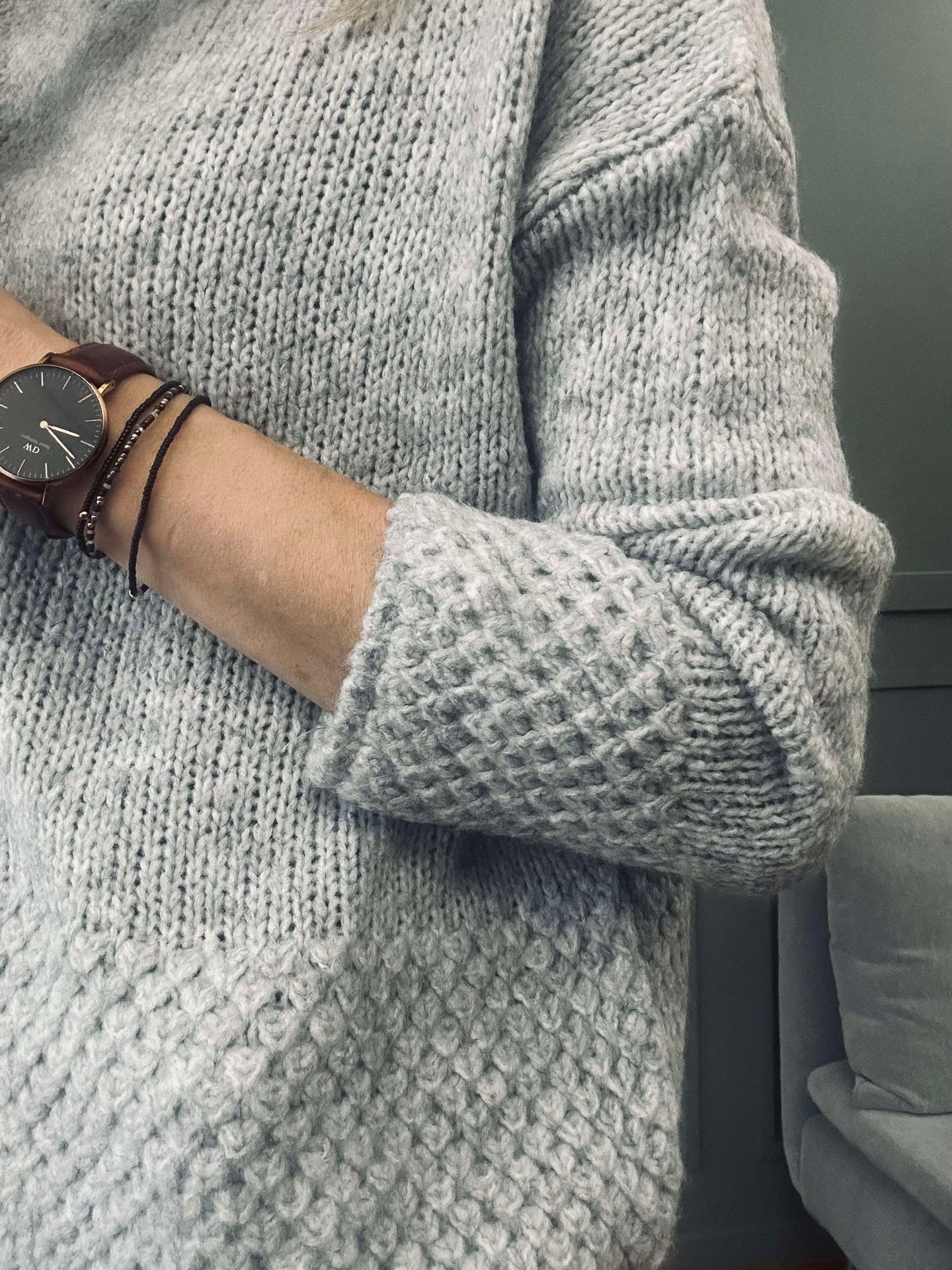 Strick Celeste Grey