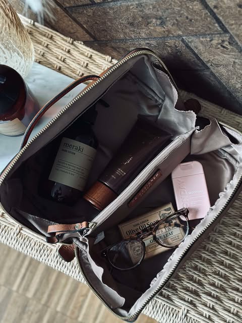 Kulturtasche Halima Walnut - Small