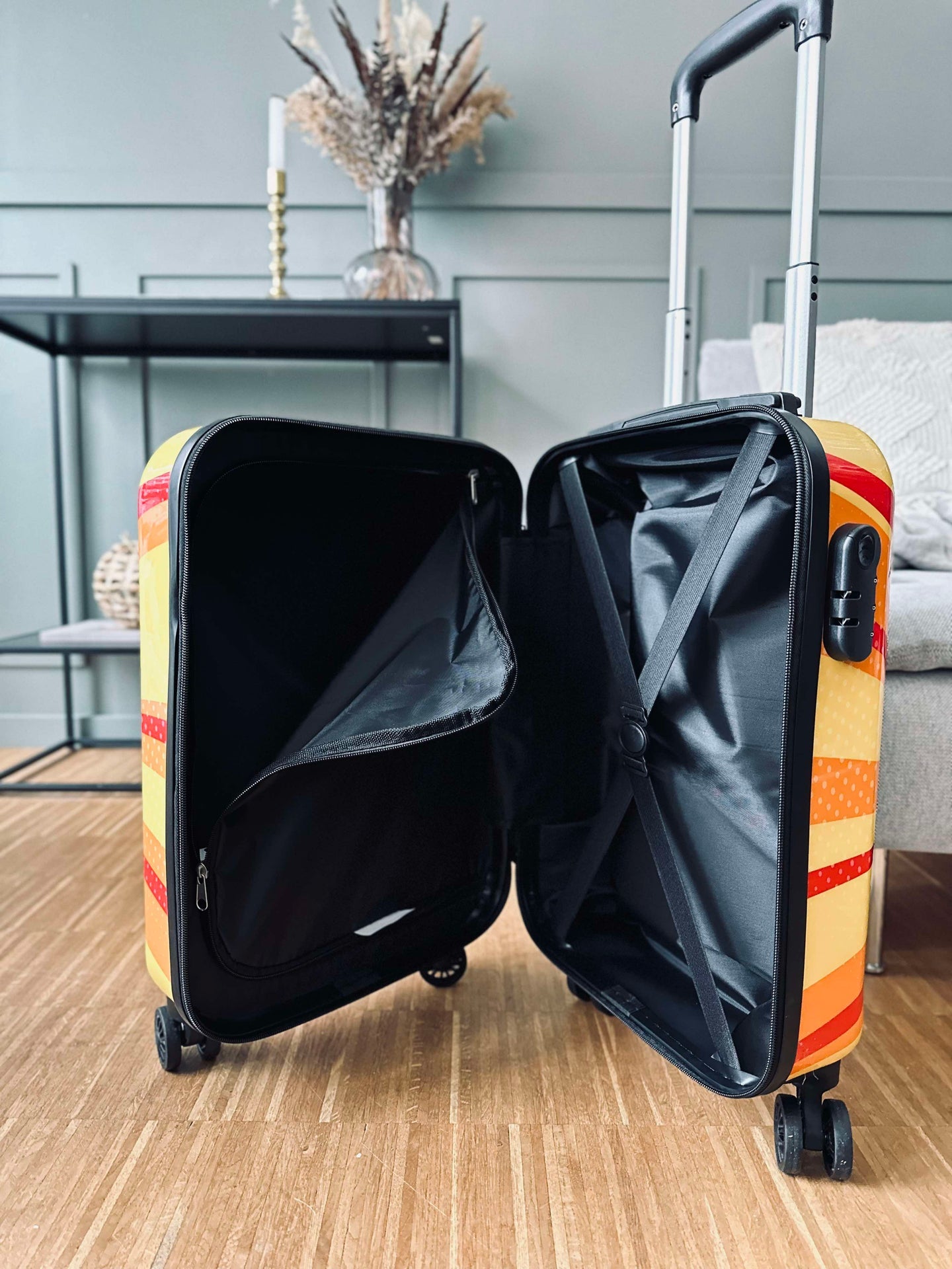 Trolley-Koffer 55 cm - Gelb Leichtgewicht