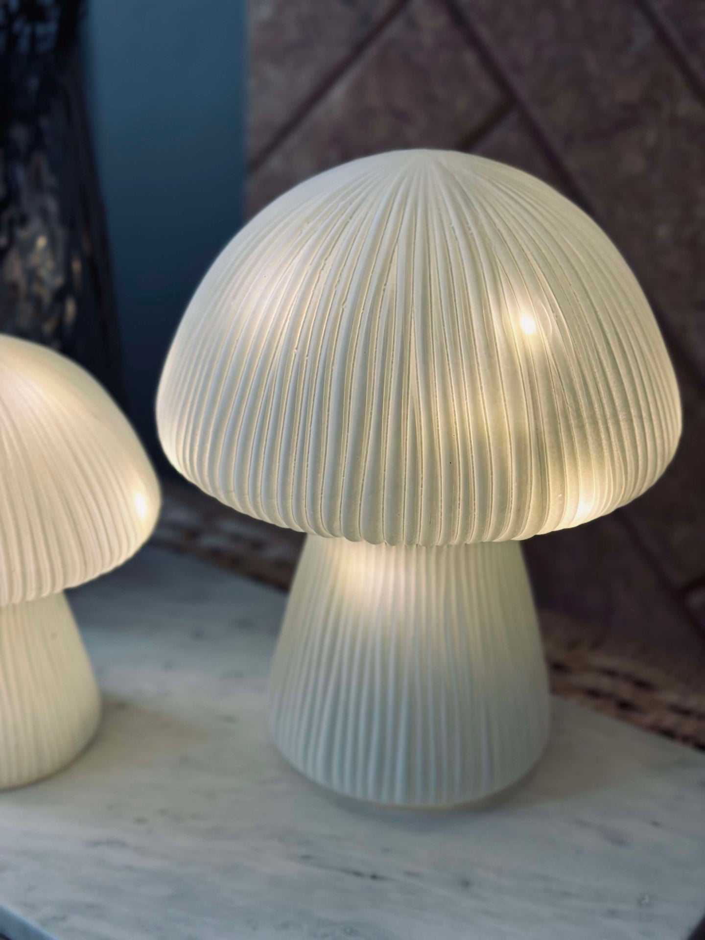 Mushroom Astrid - Weiß 20 cm