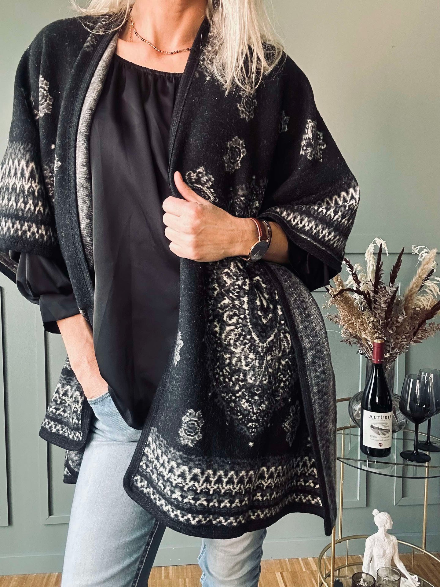 Poncho Schwarz Boheme