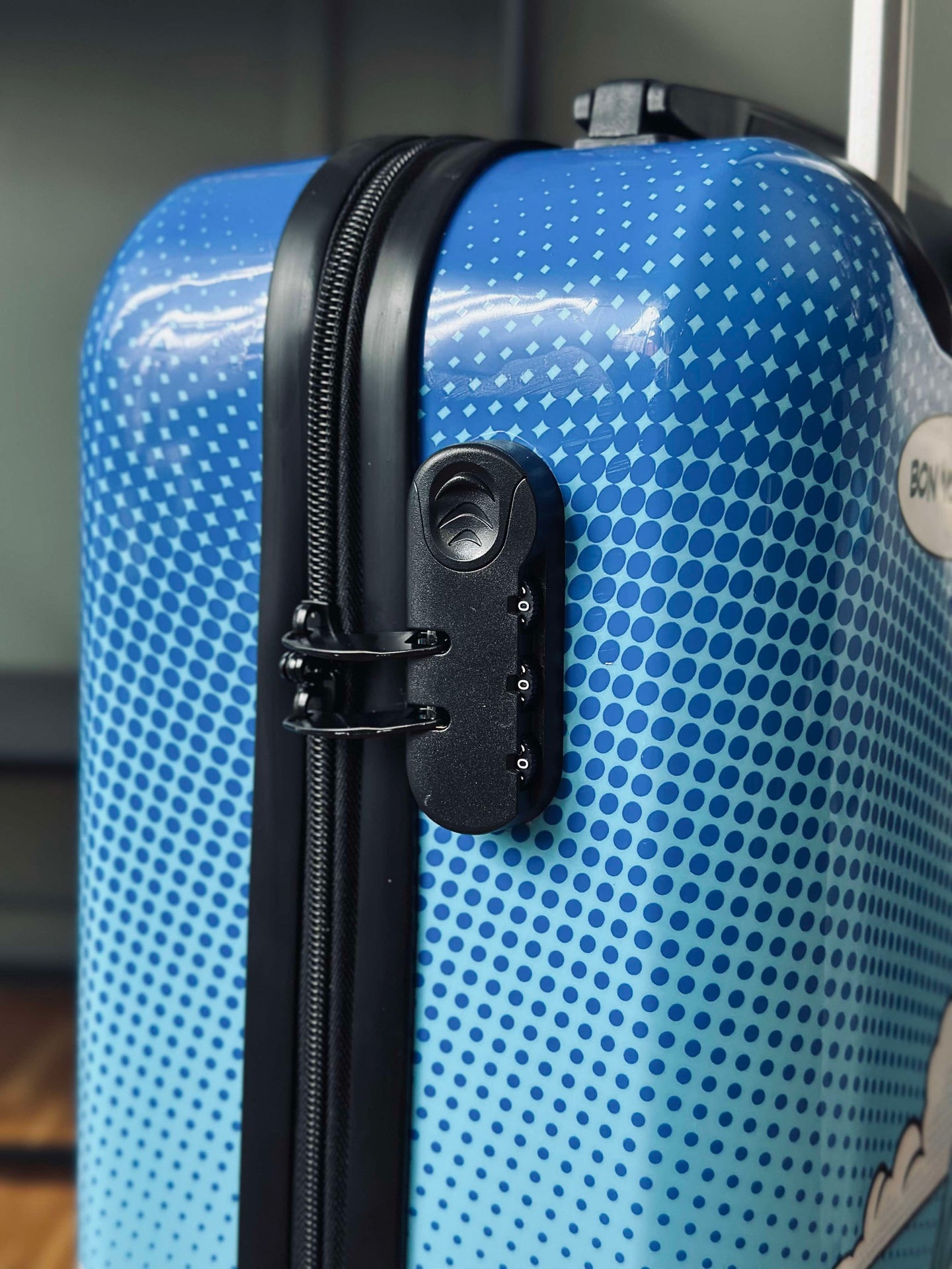 Trolley-Koffer - 55 cm - Blau