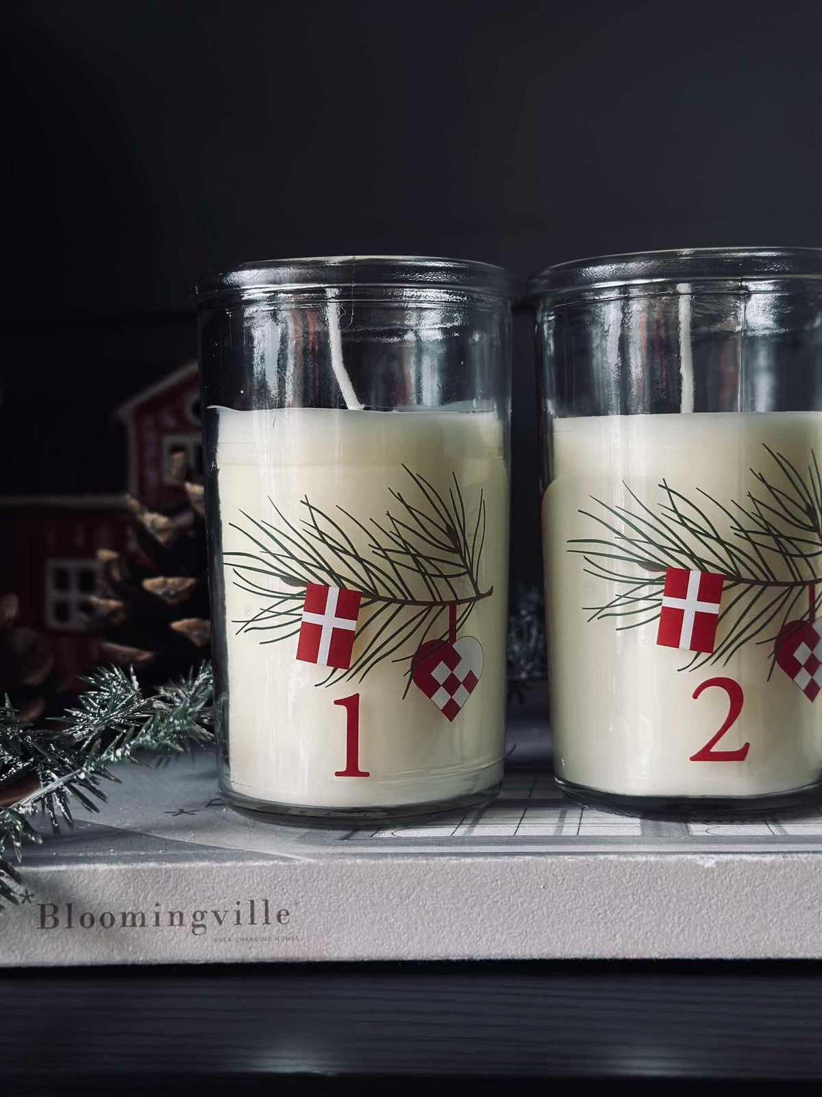 Adventslichter im Glas - Set mit 4 Stk.