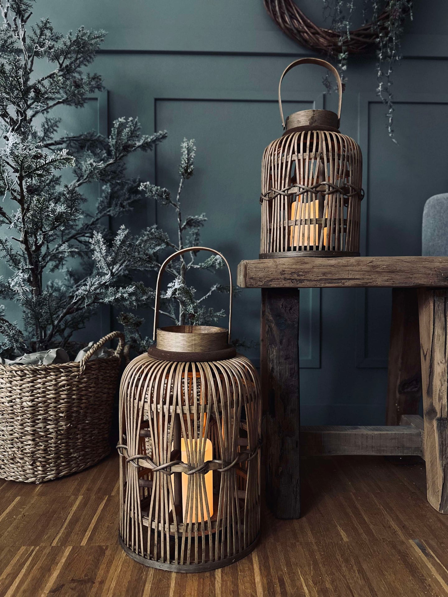 Laterne mit LED-Licht - Small