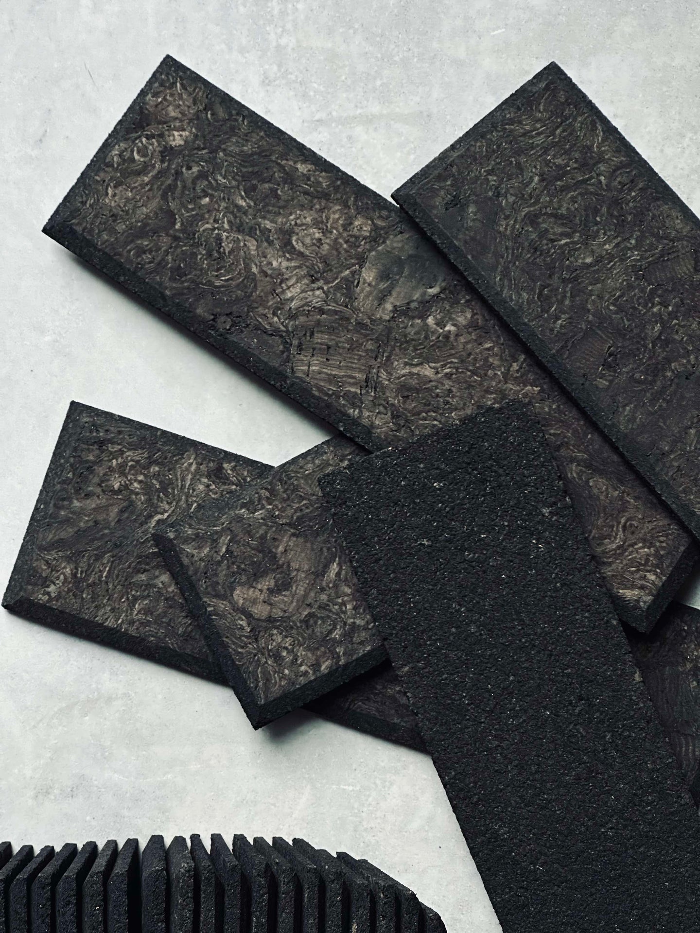 Korkziegel - Dark Paket mit 62 Stk