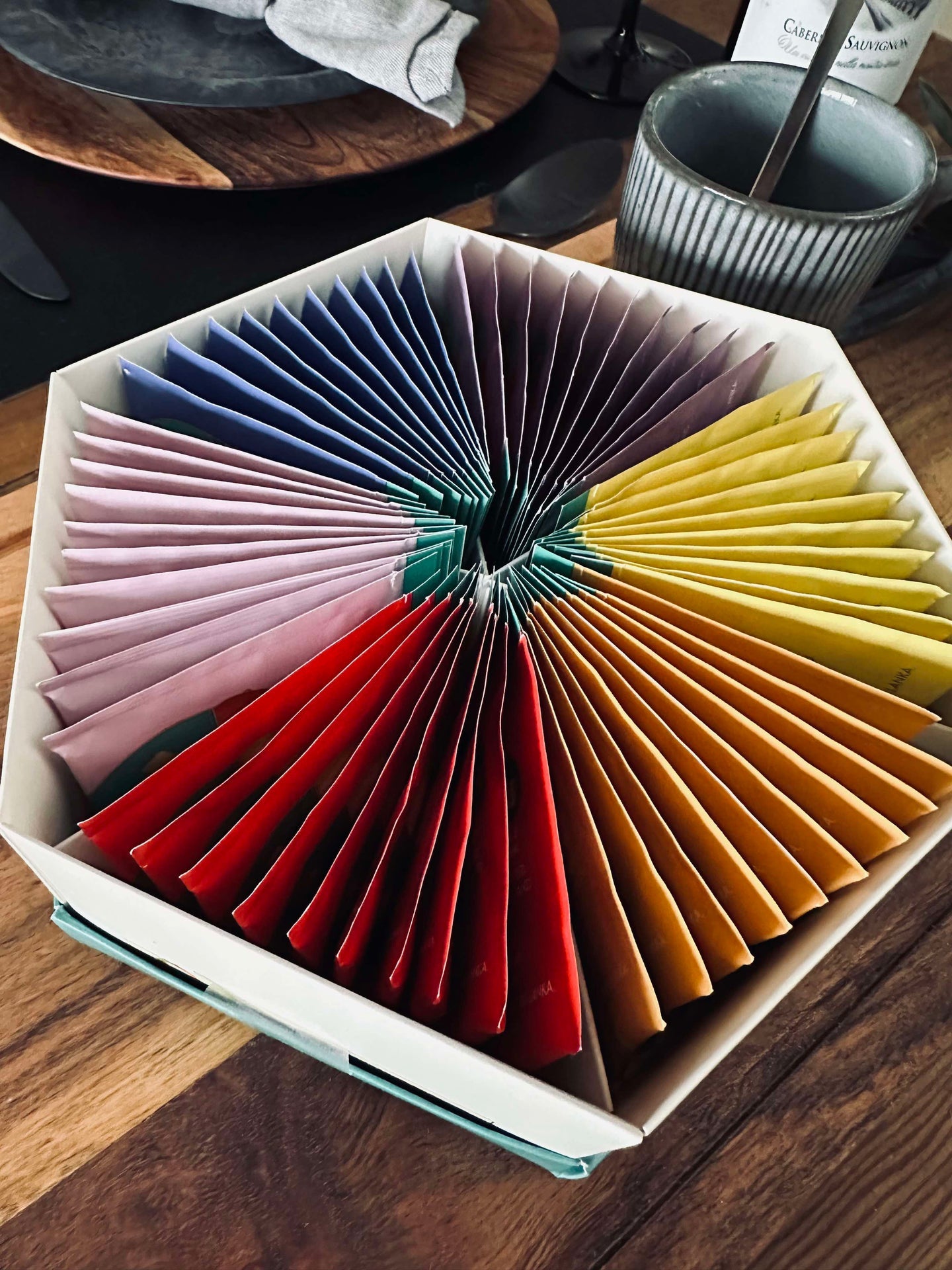 Geschenkbox mit Früchtetee - 60 Stück