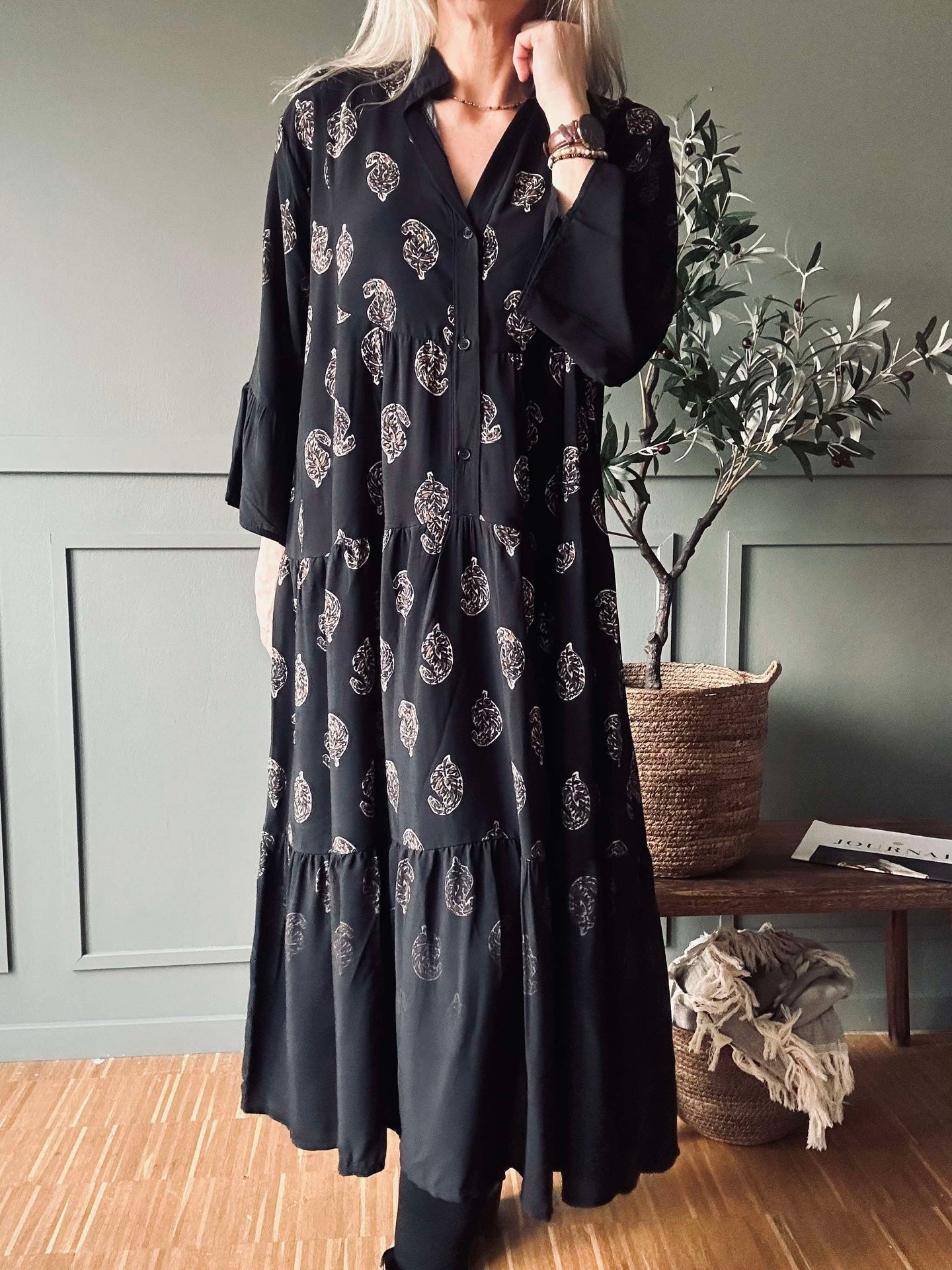 Kleid Black Faded