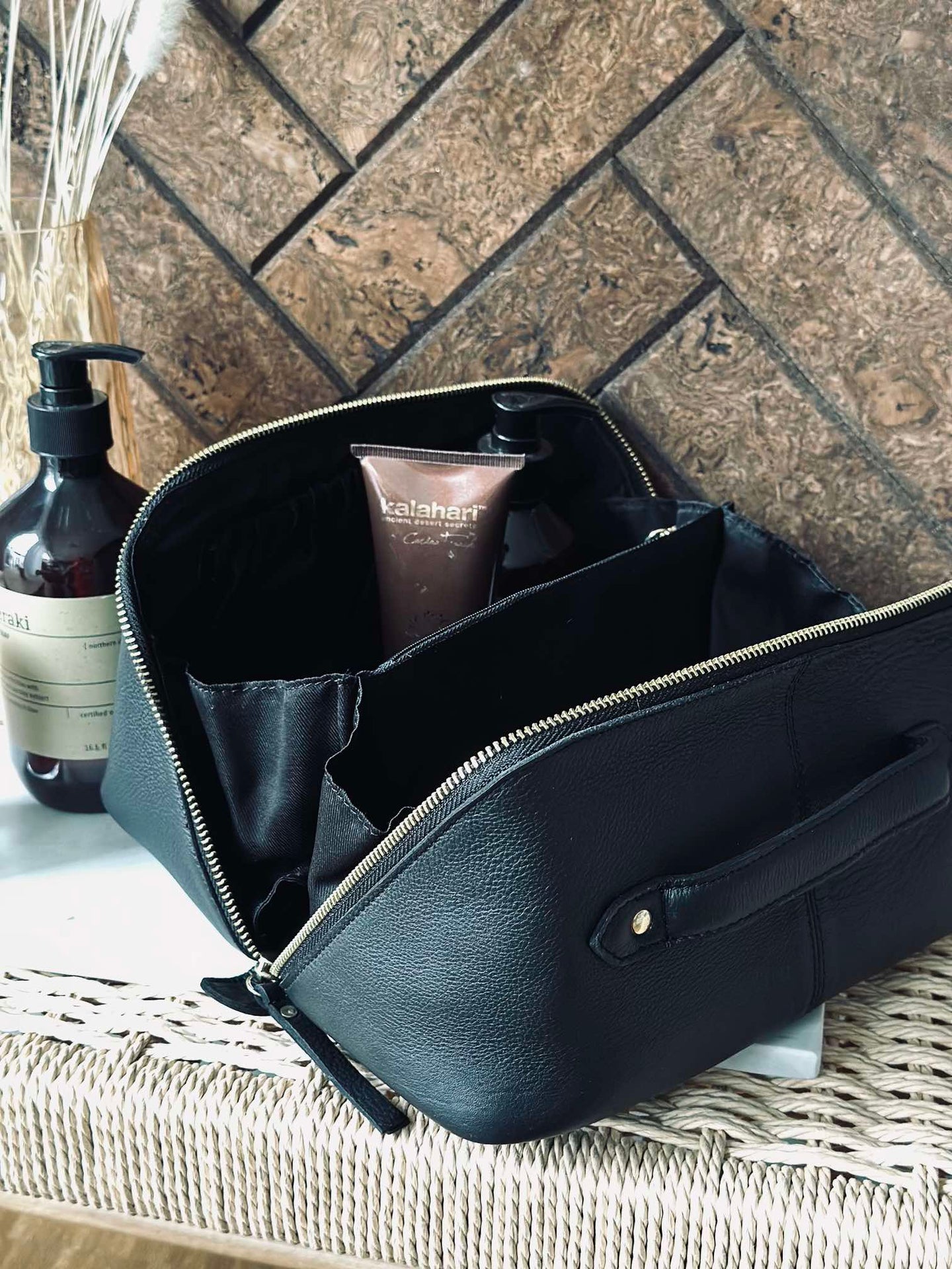 Toilettentasche Halima Black - Small