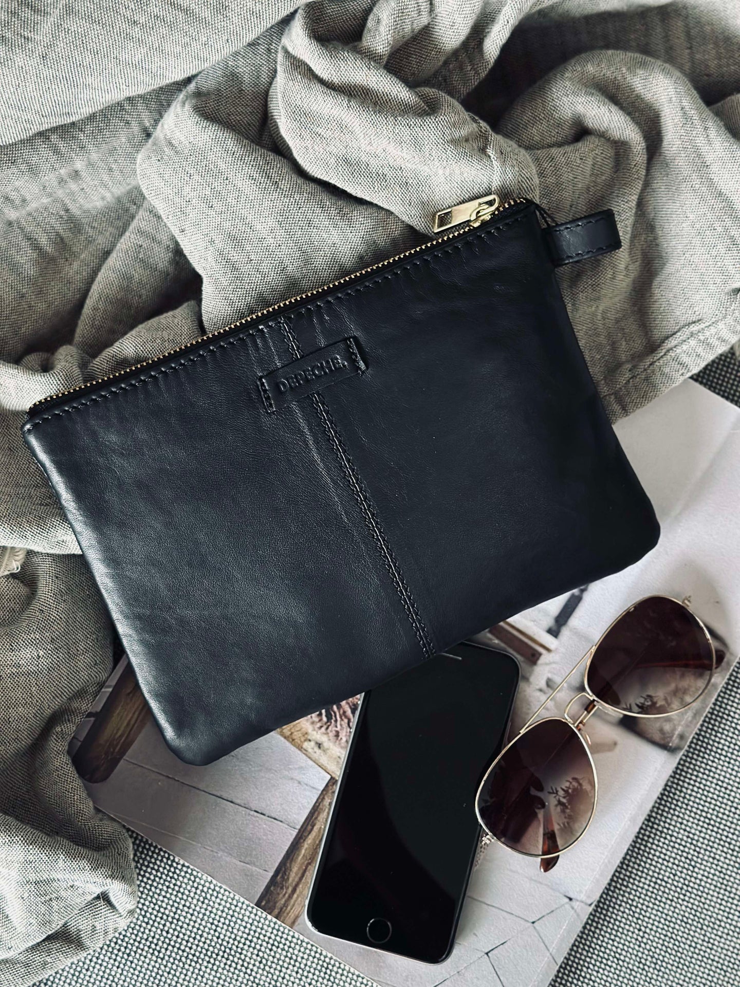 Clutch Alba - Black