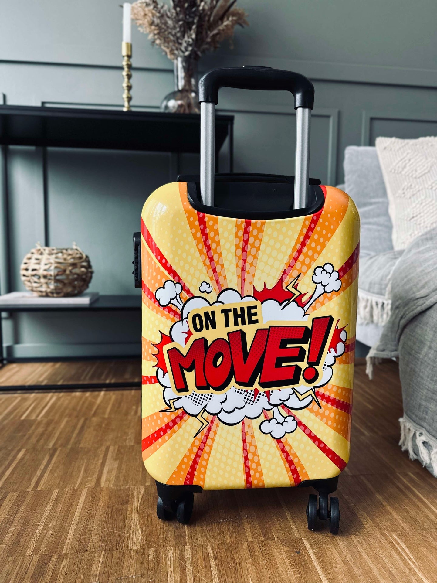 Trolley-Koffer 55 cm - Gelb Leichtgewicht