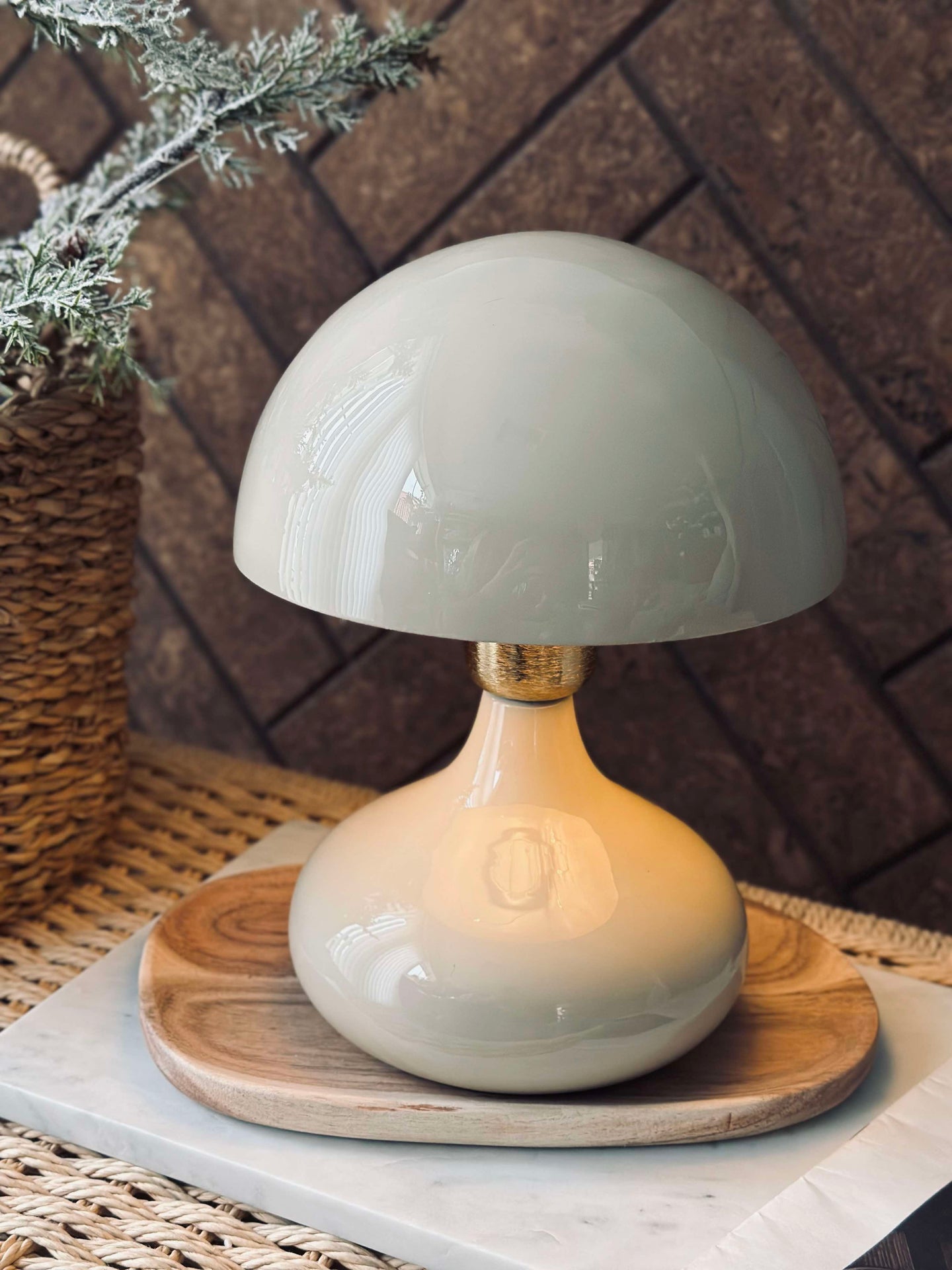 Tischlampe NOYA - Beige