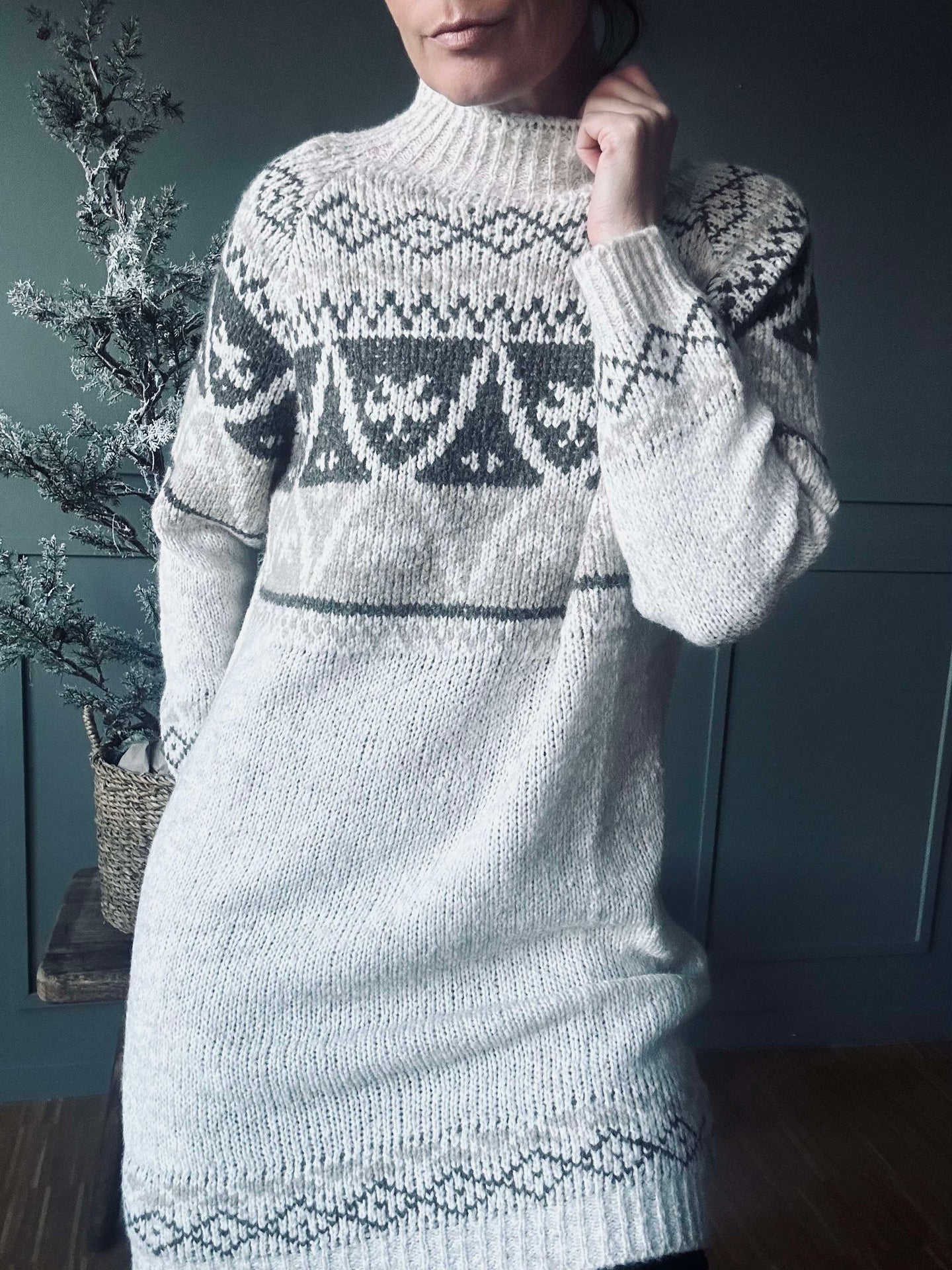 Strickkleid Winter