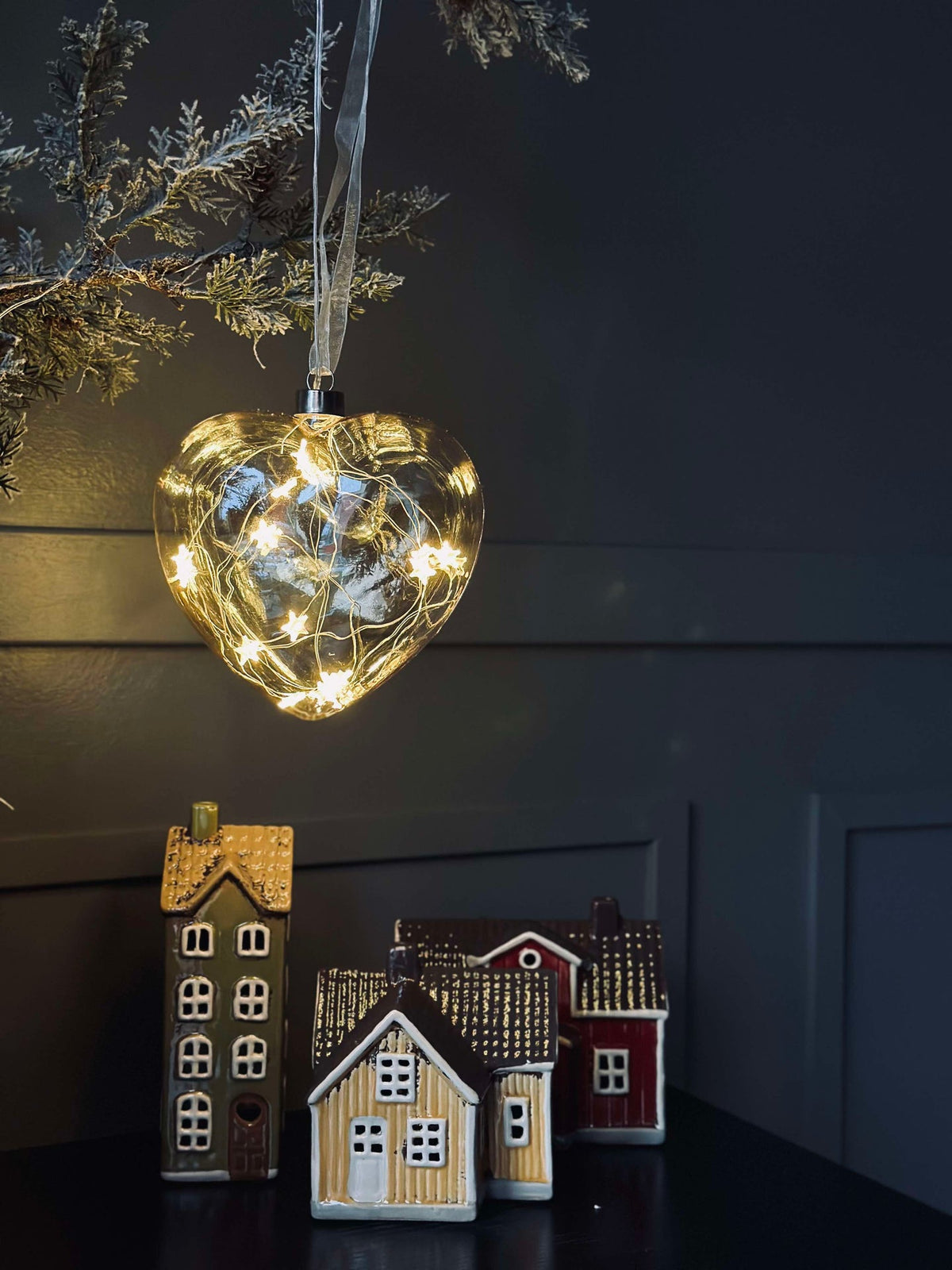 Herzanhänger mit Licht