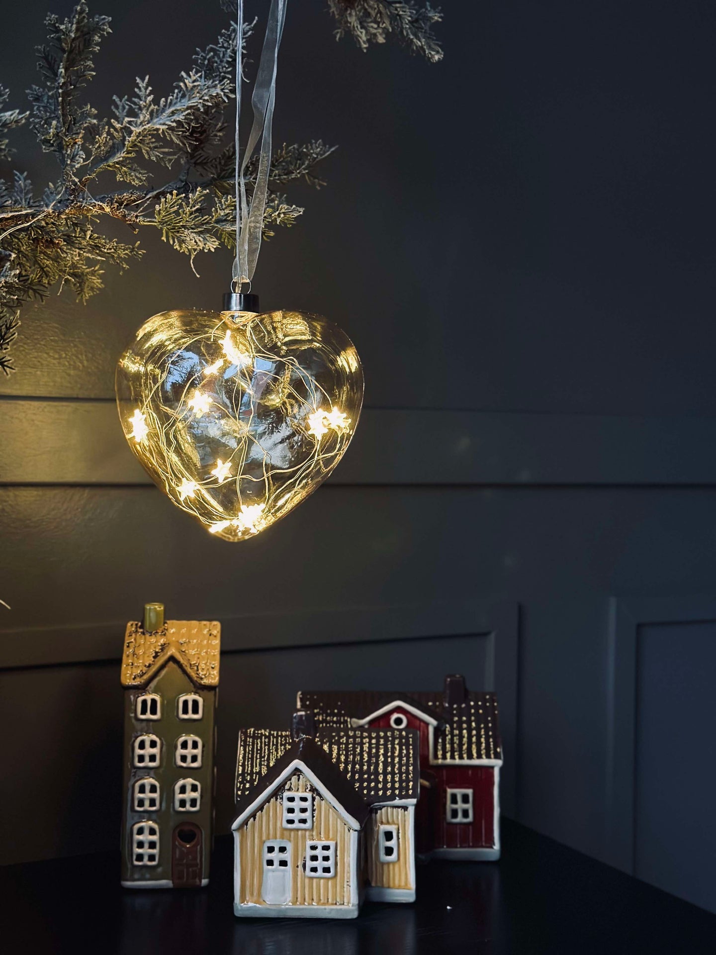 Herzanhänger mit Licht