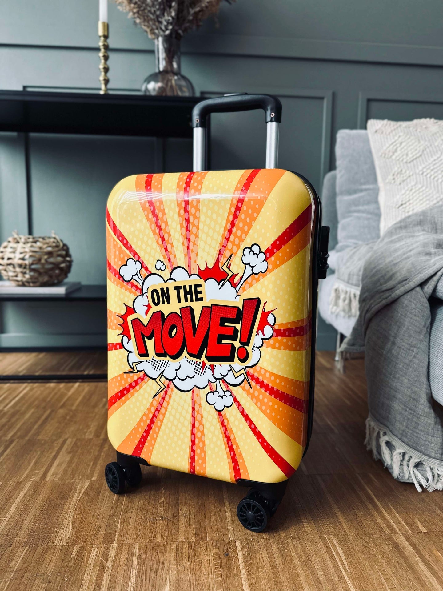 Trolley-Koffer 55 cm - Gelb Leichtgewicht