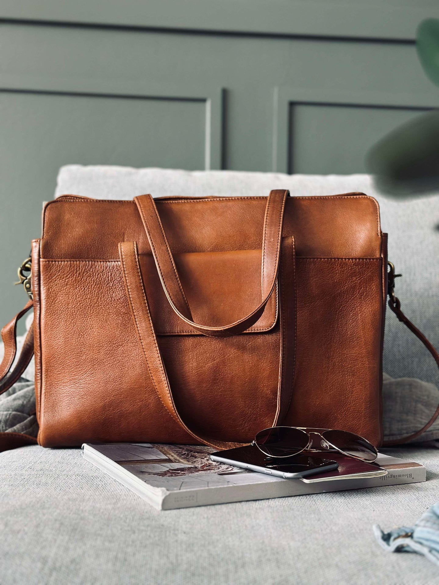 Elvira Arbeitstasche Walnut