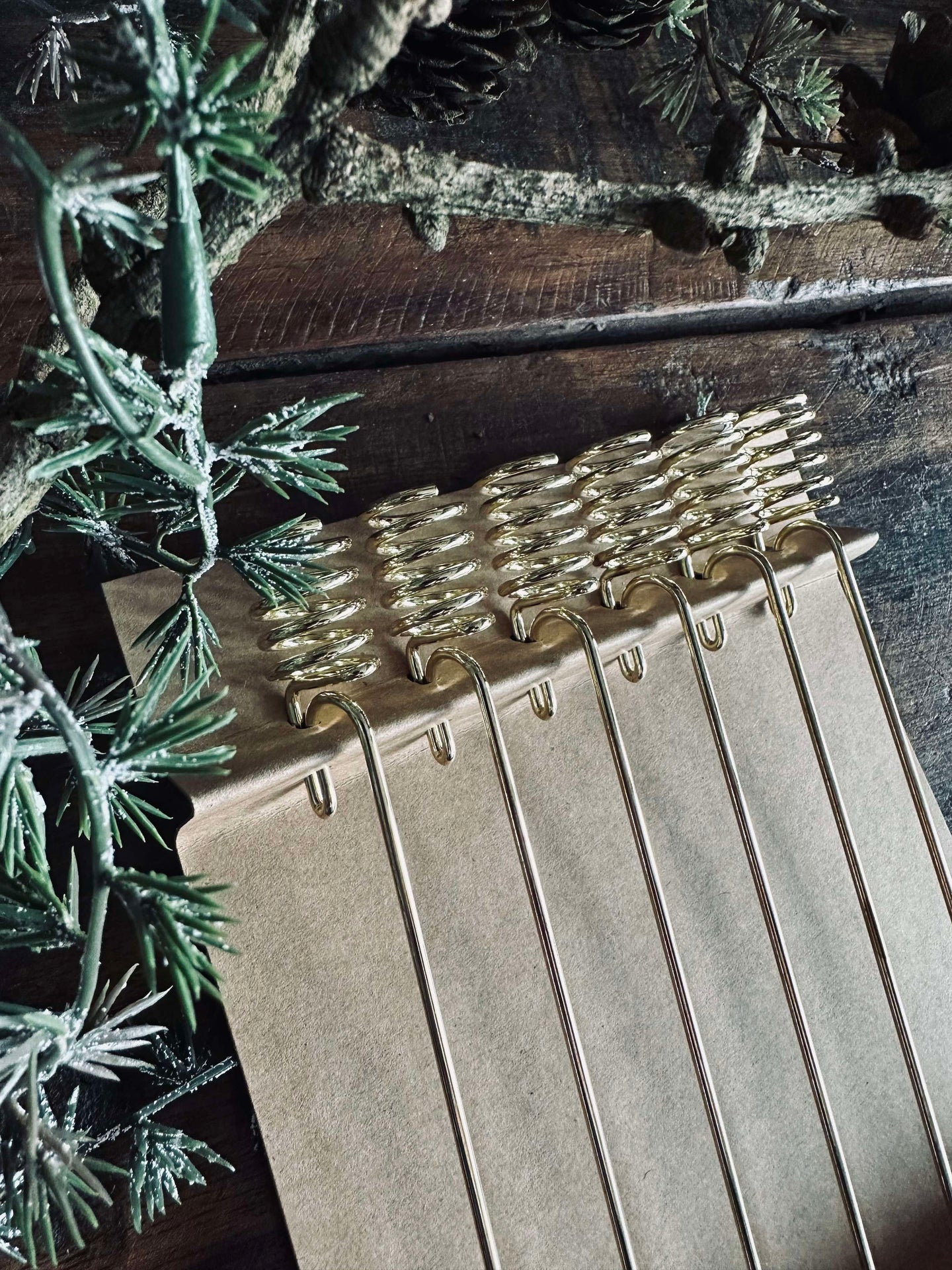 Kerzenhalter für Weihnachtsbaum Gold - 6 Stück