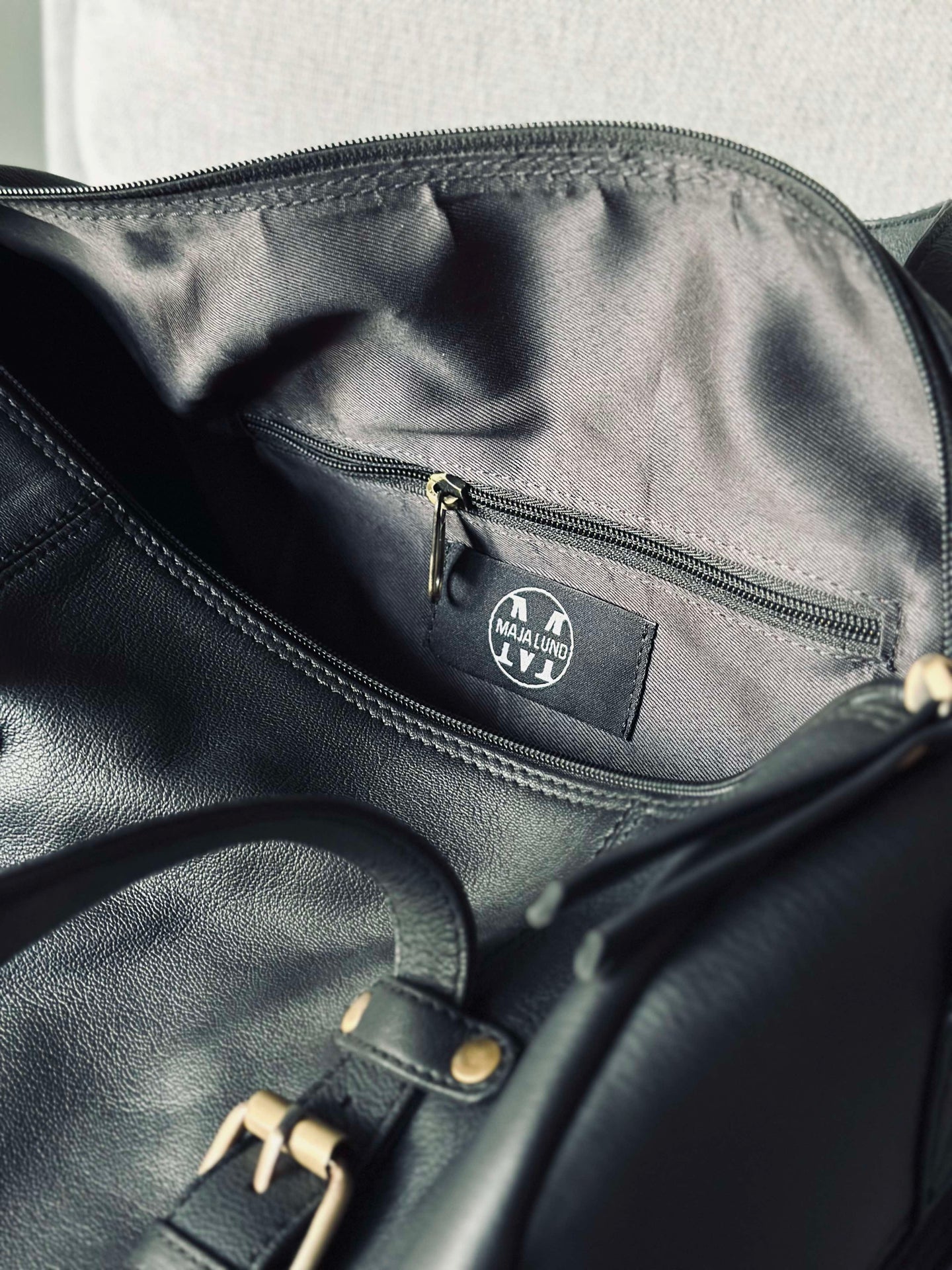 Trainingstasche BLACK leather