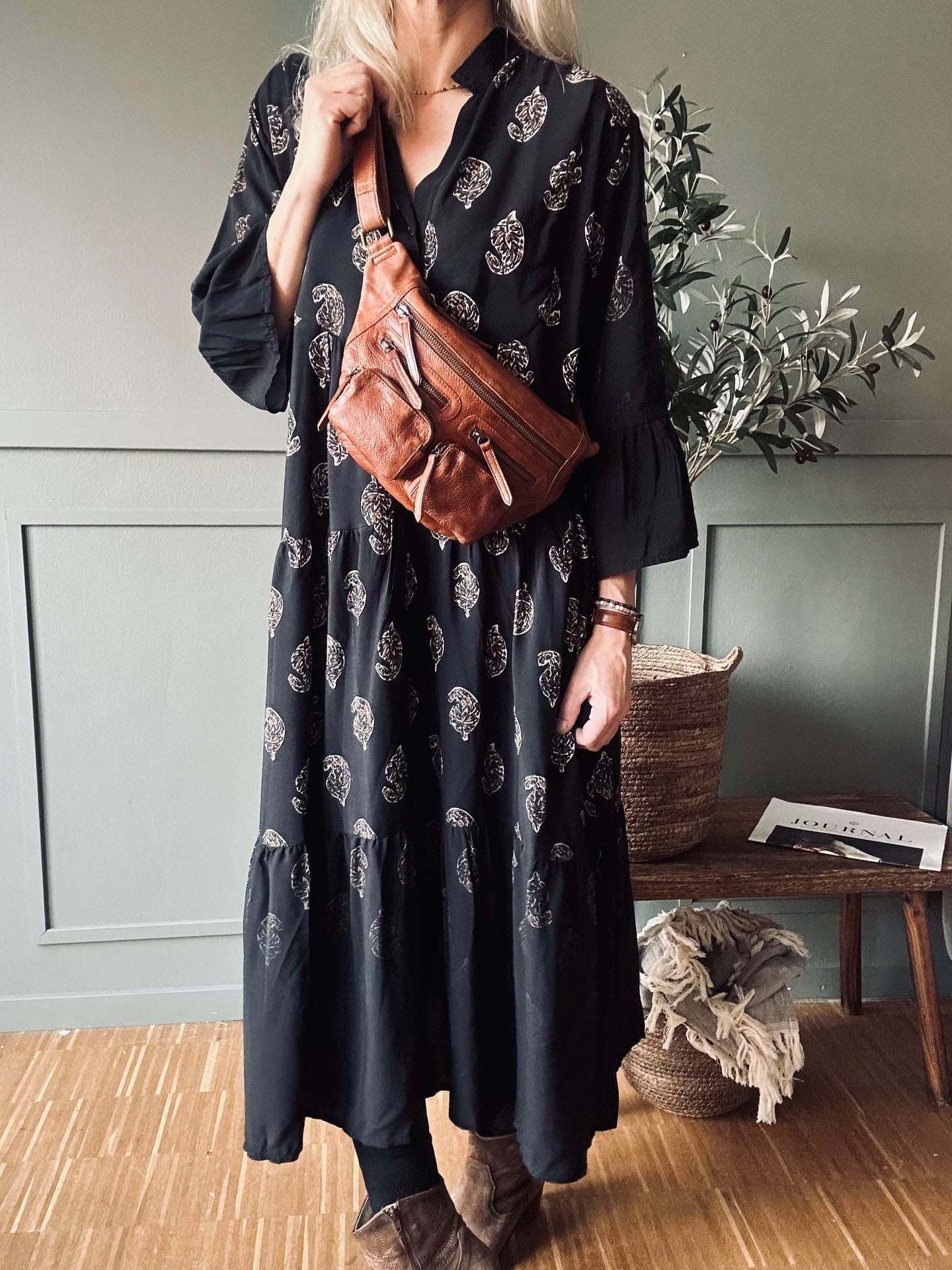 Kleid Black Faded