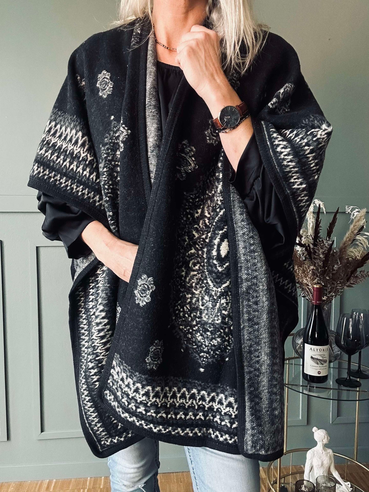 Poncho Schwarz Boheme