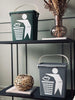 BIO-Eimer mit Deckel 12 Liter - Grau