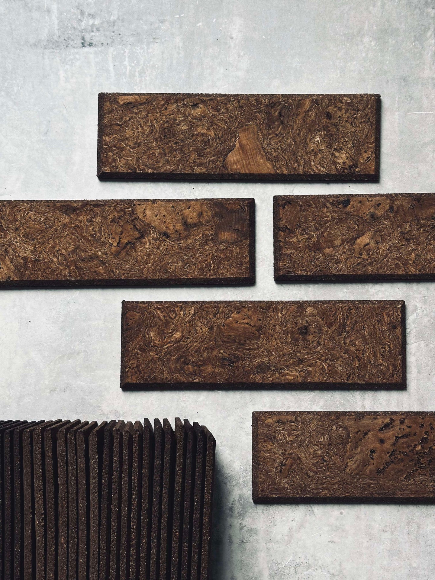 Mauersteine Brown - Naturpaket mit 62 Stk.