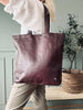Shopper Cranberry - Weiches Kalbsleder