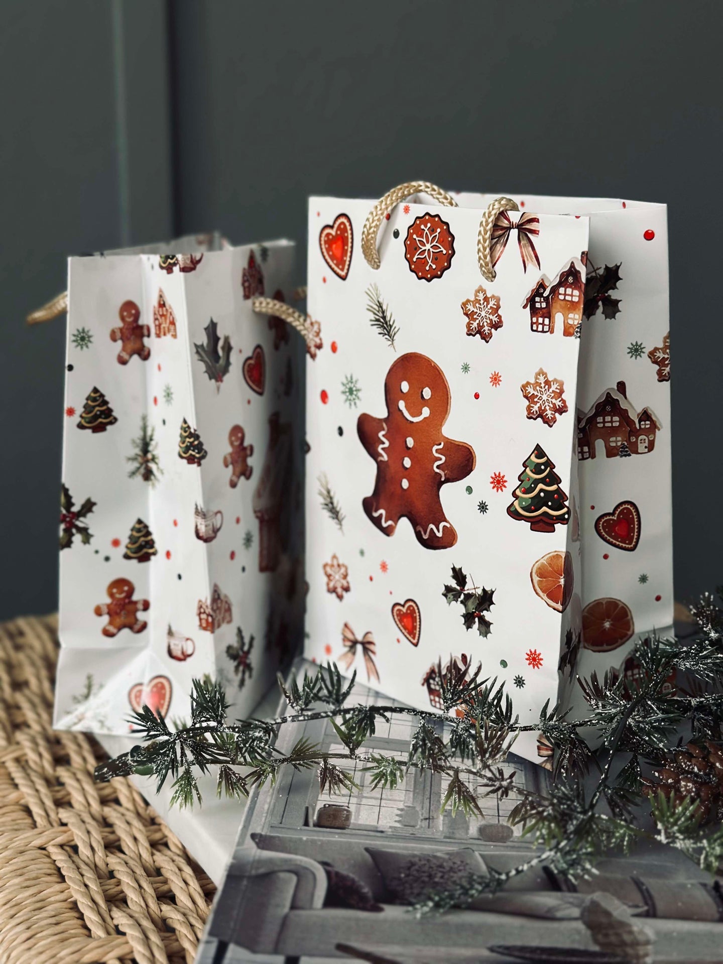 Geschenktüte Gingerbread - 1 Stk.