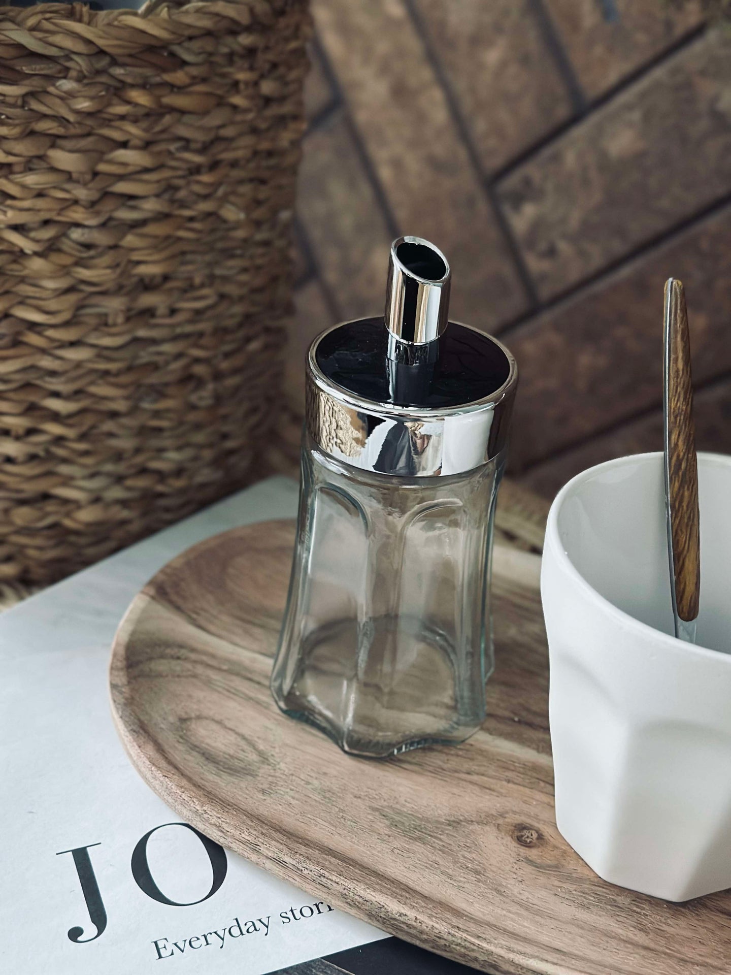 Zuckerstreuer aus Glas
