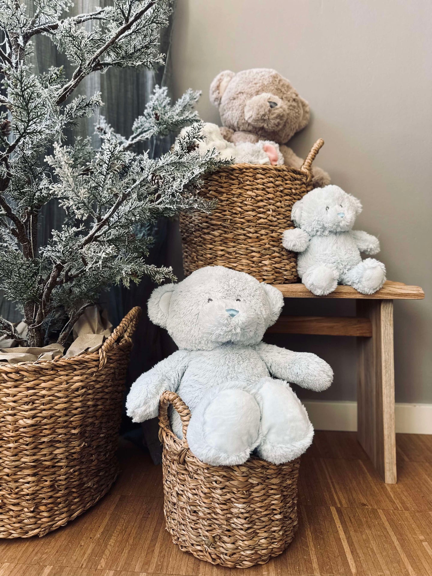 Teddybär 43 cm - Blau