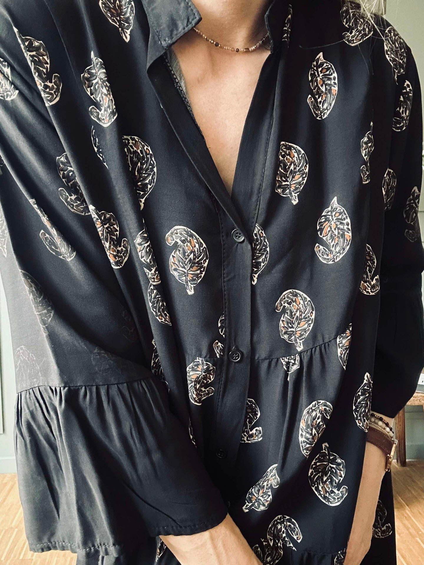 Kleid Black Faded