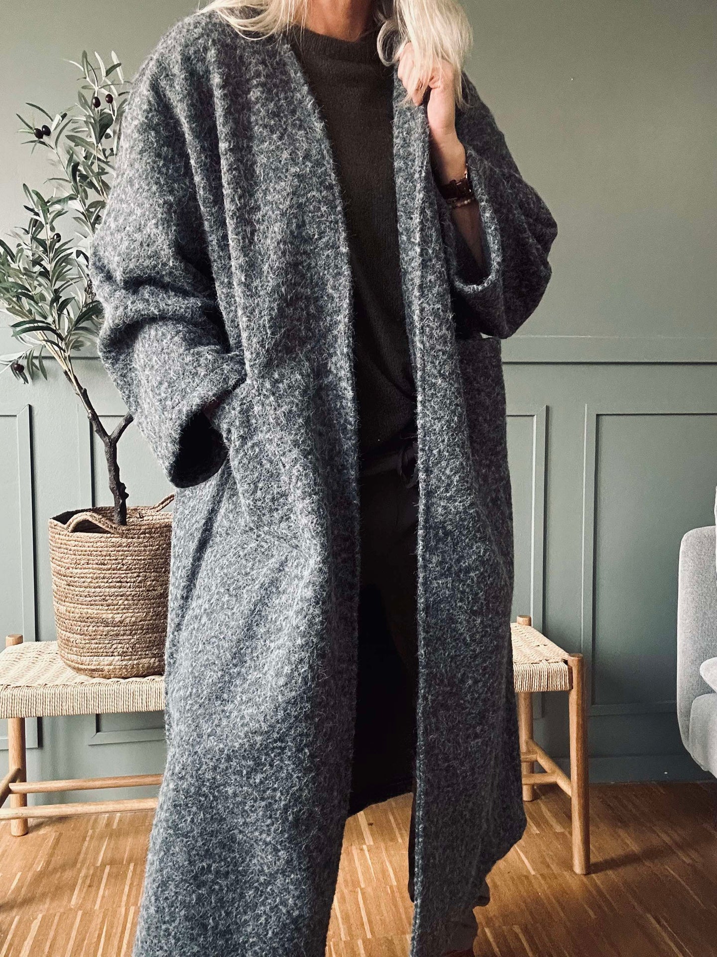 Jacke Belina - Oversize Grau