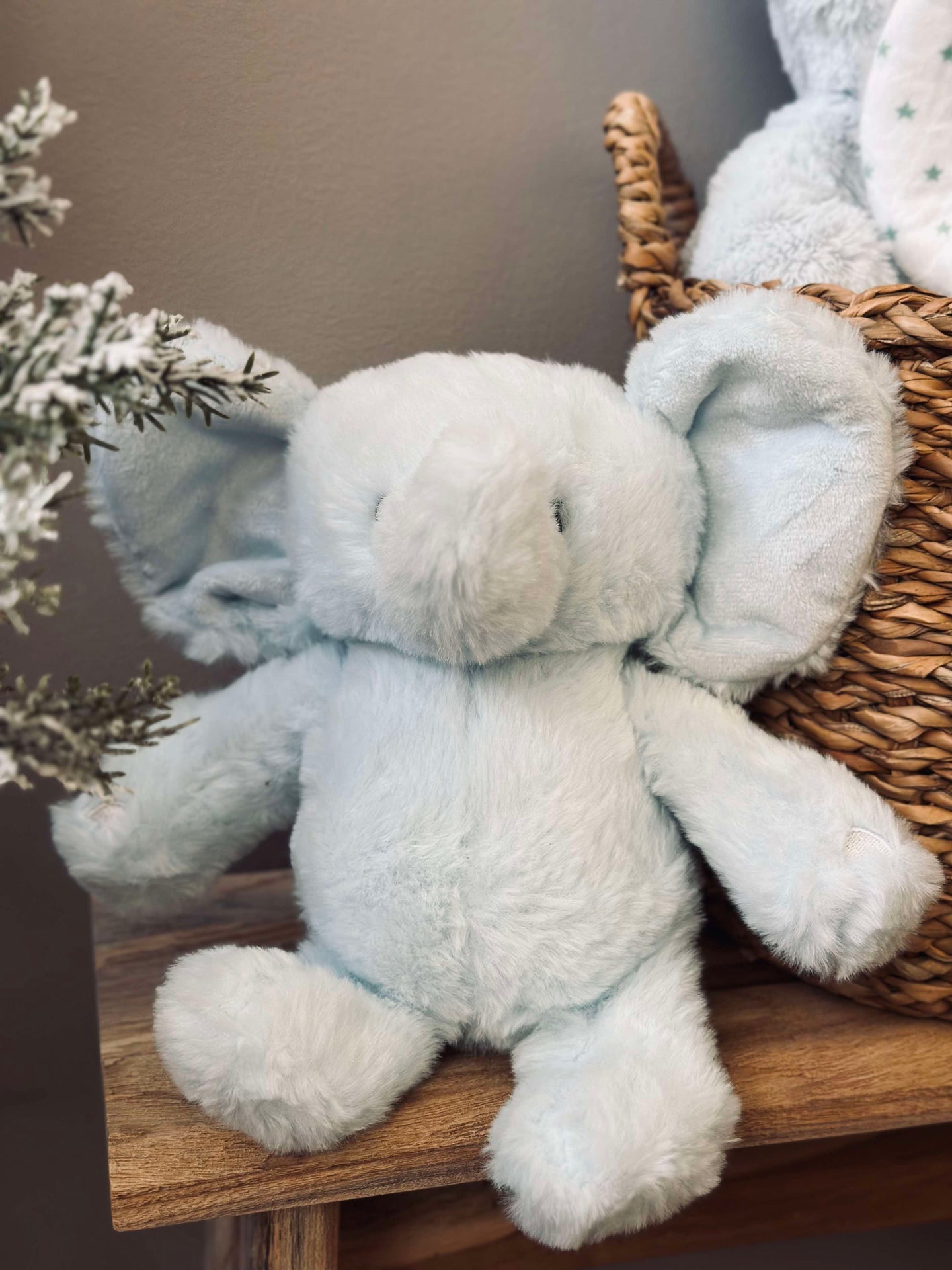 Plüschelefant 25 cm - Hellblau