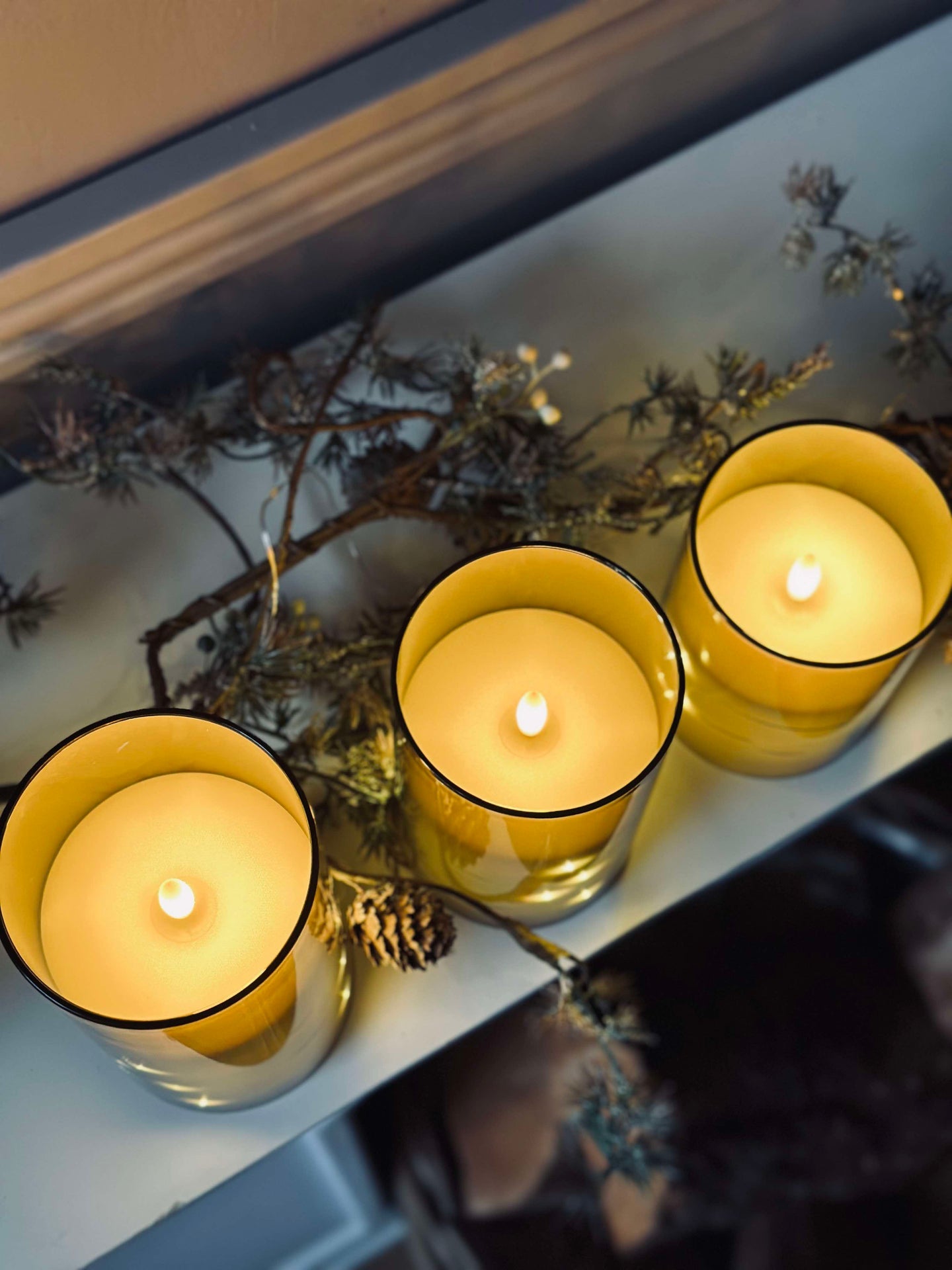 LED-Licht ALMA 3 Stk. mit Fernbedienung