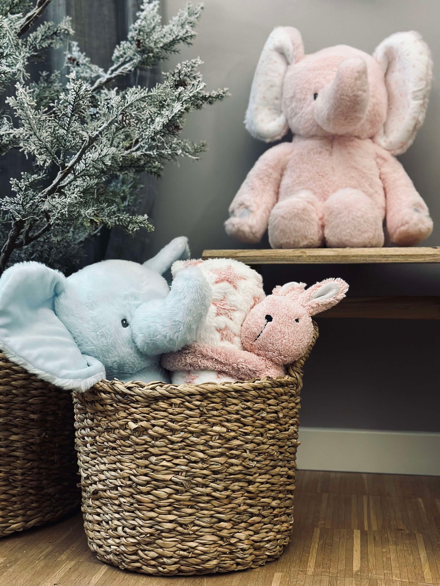 Plüschelefant 38 cm - Rosa
