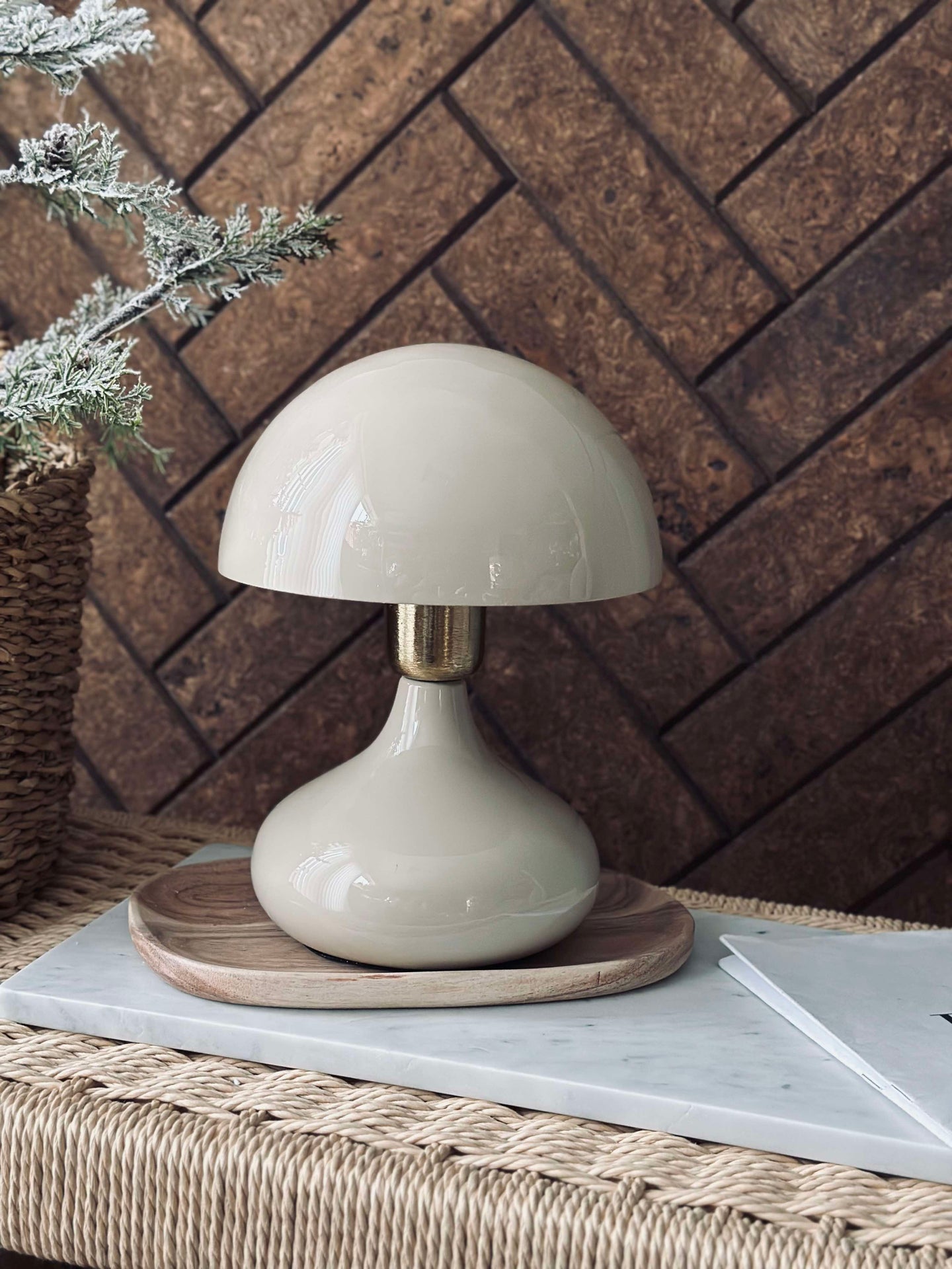 Tischlampe NOYA - Beige