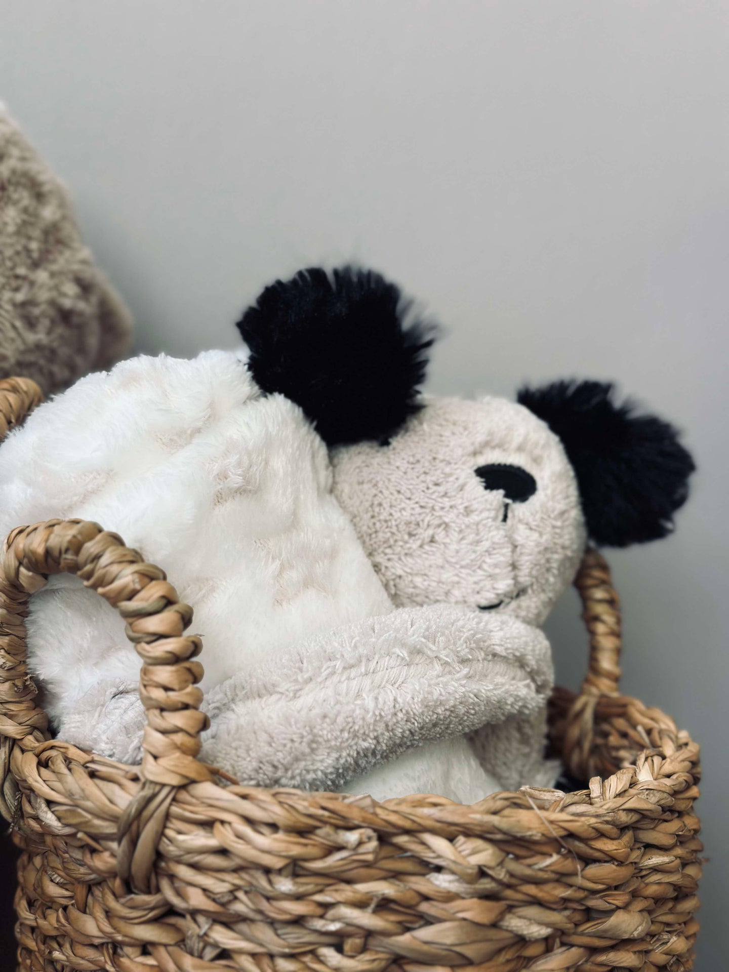 Babydecke mit Kuschelhund
