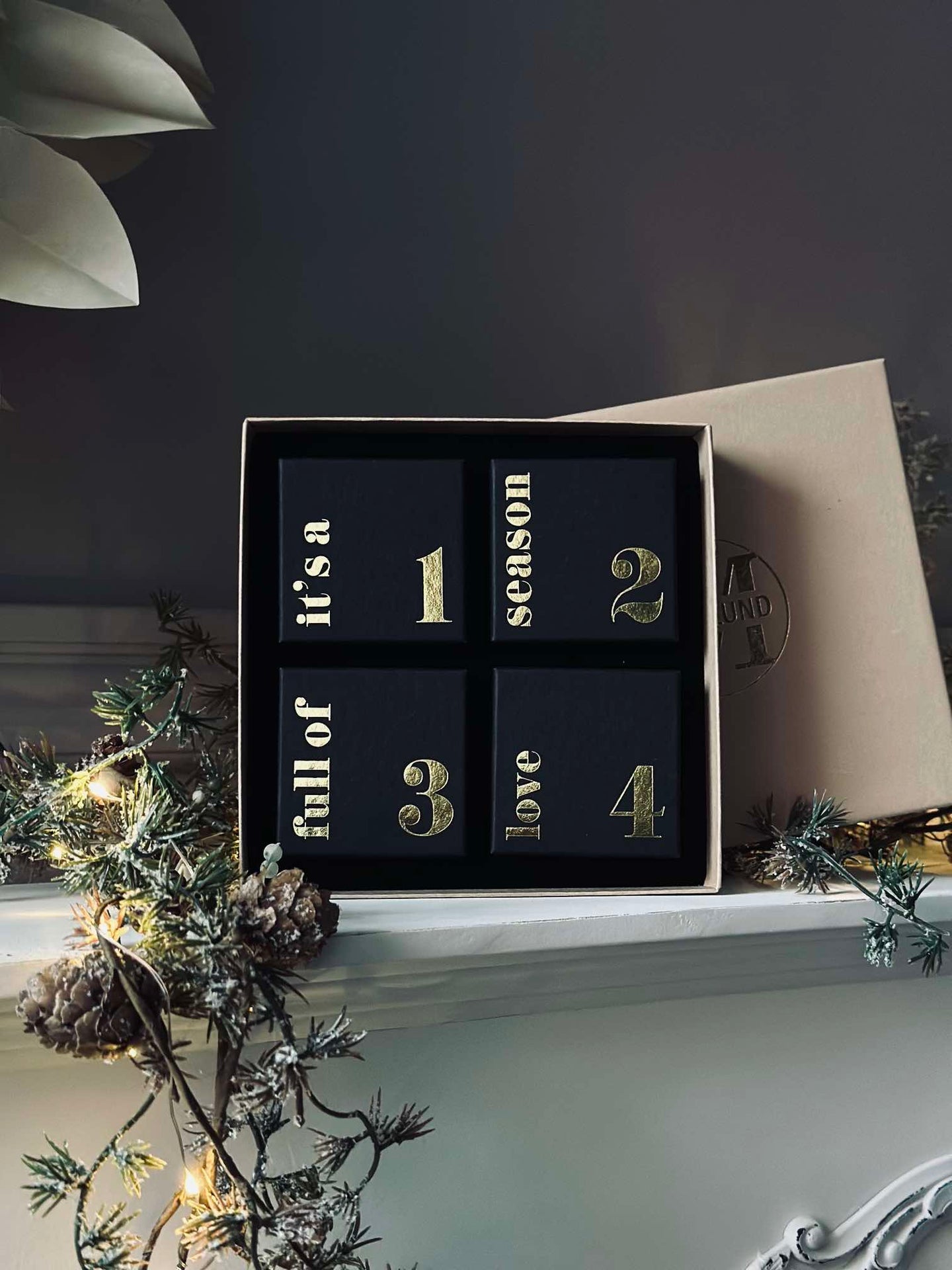 Schmuck-Adventskalender - Vergoldet