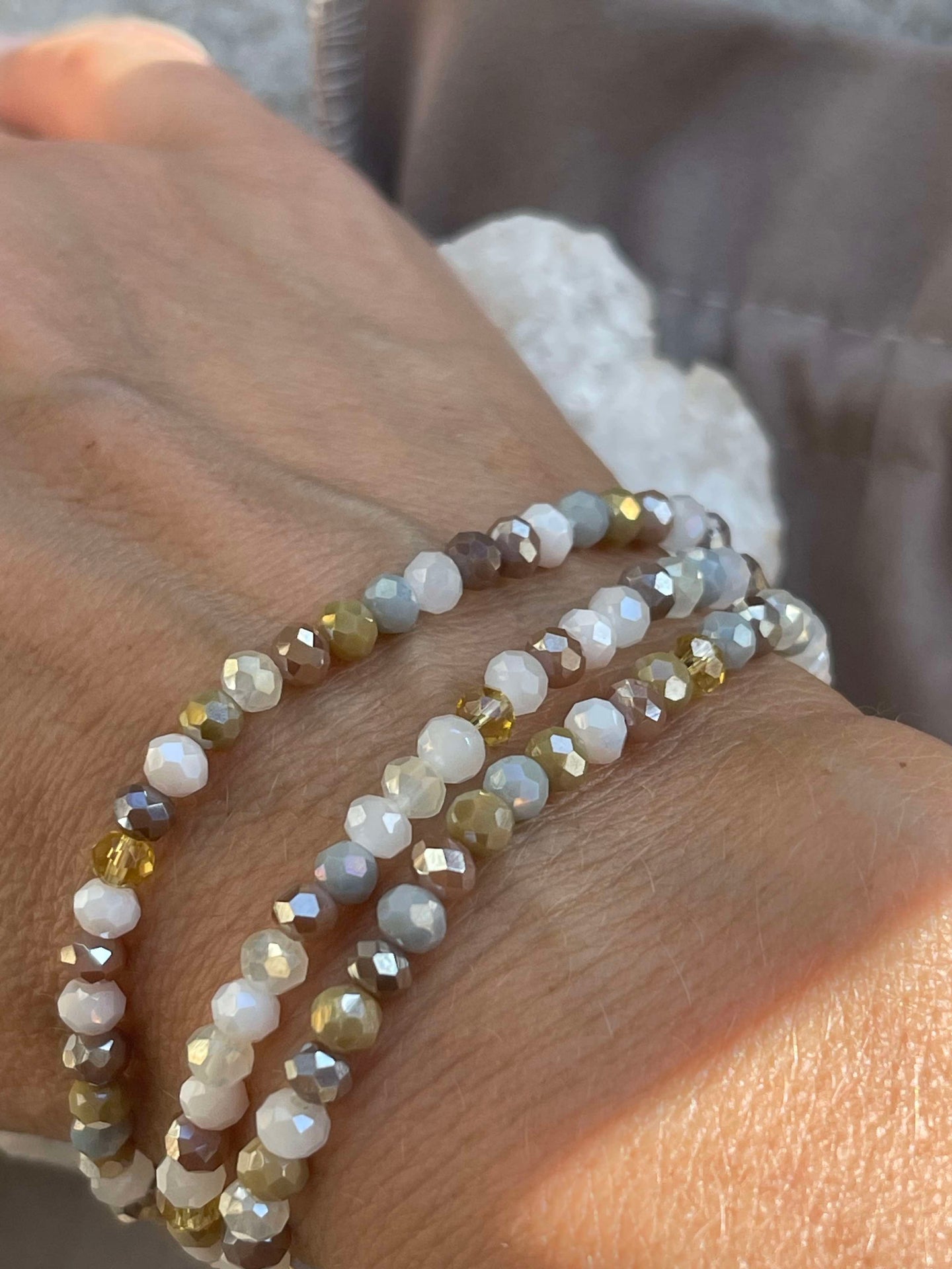 Armband ANNA Nature - Set mit 3 Stück