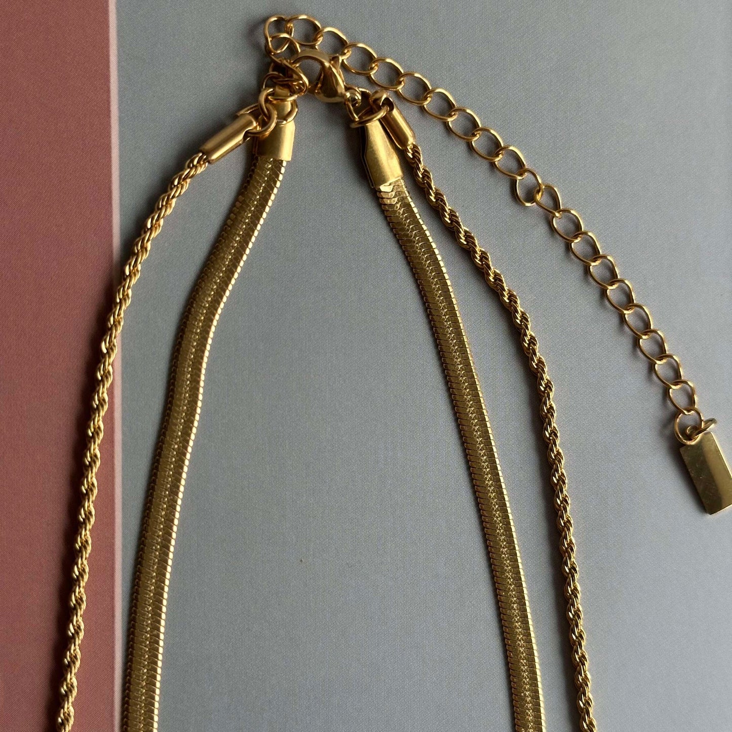 Halskette Lykke 18k vergoldet