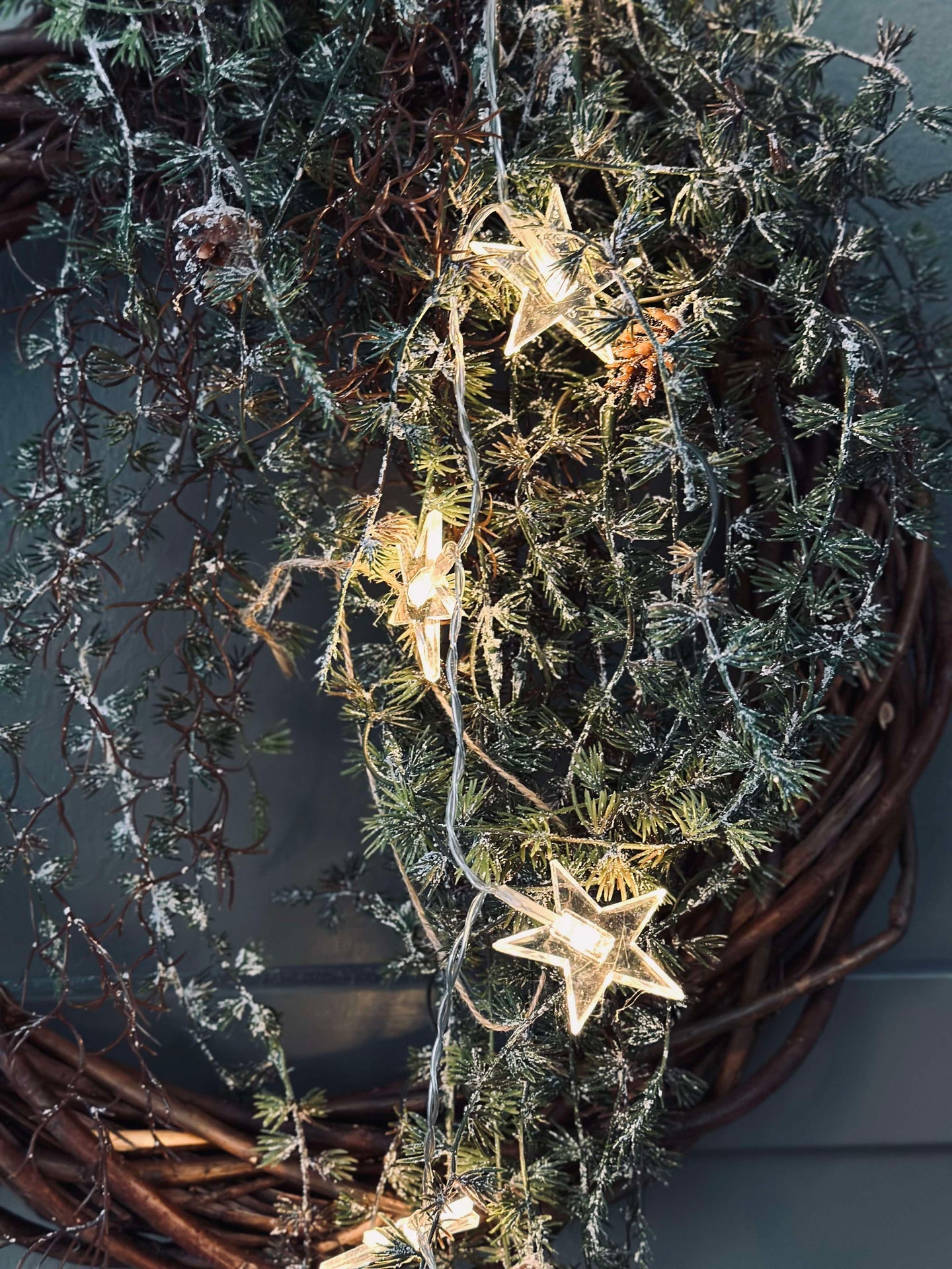 LED-Lichterkette mit 10 Sternen