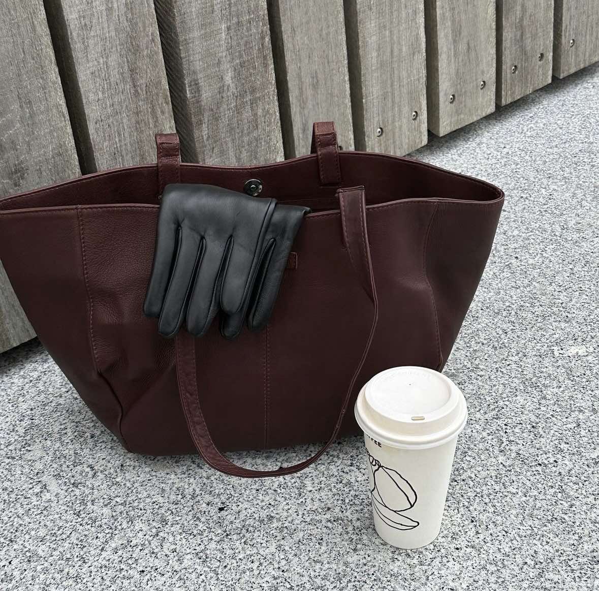 Shopper Aura – Braunes Leder