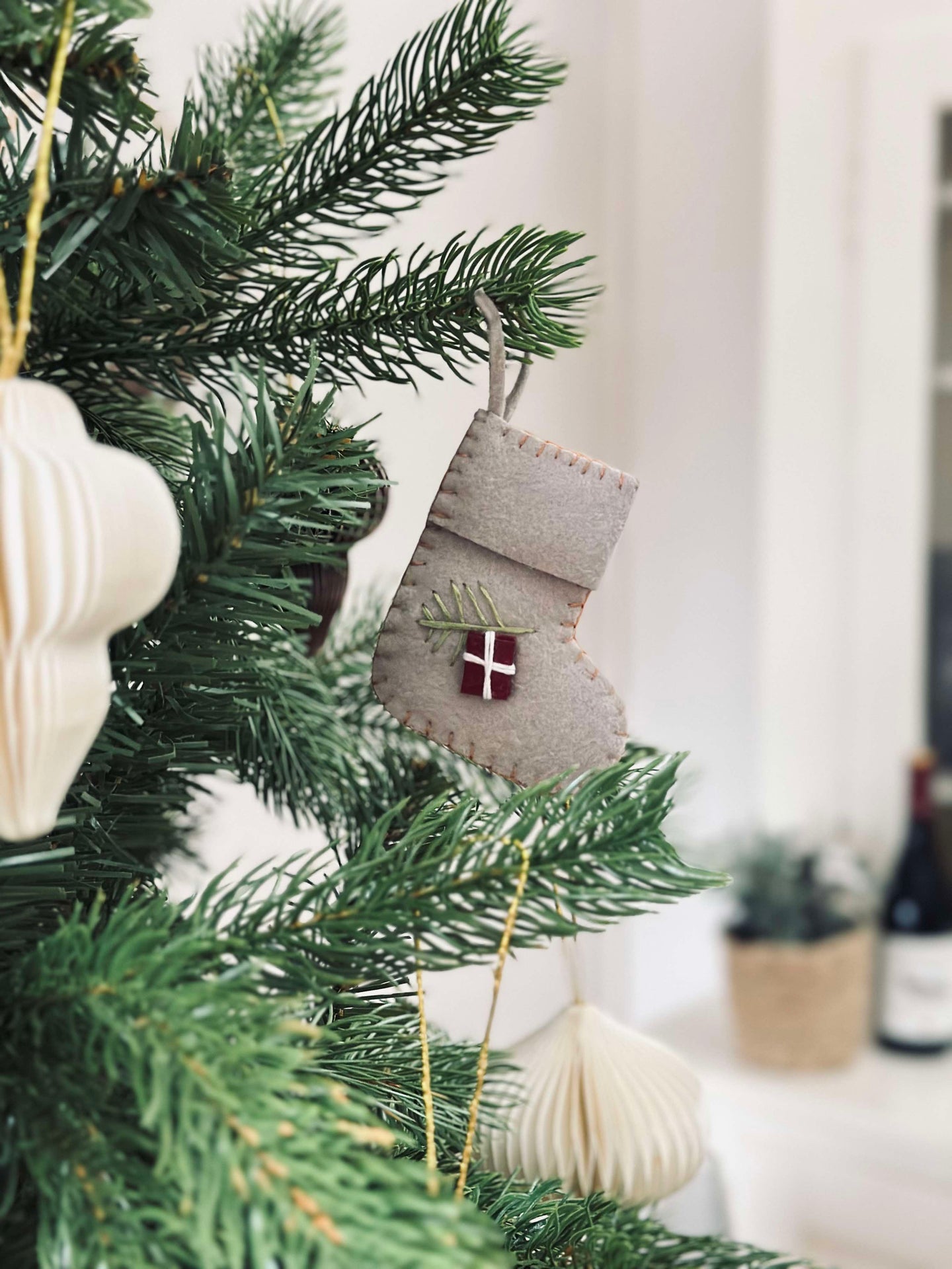 Weihnachtssocke zum Aufhängen - Mini